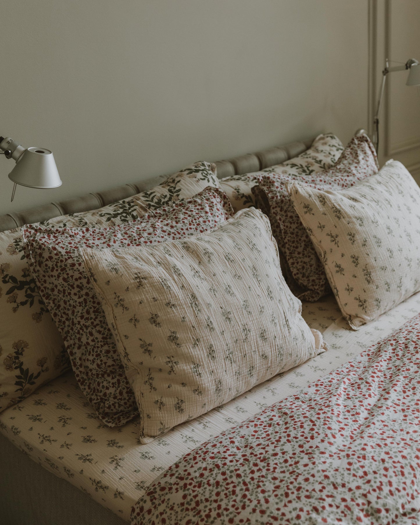 Muslin Fitted Sheet Double