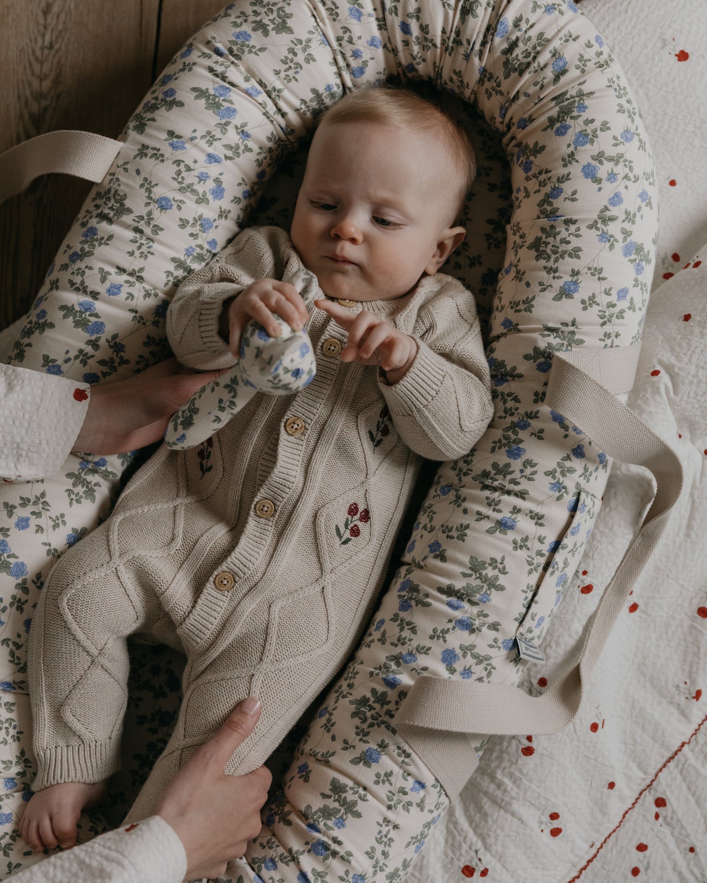 Embroidery Knitted Onesie