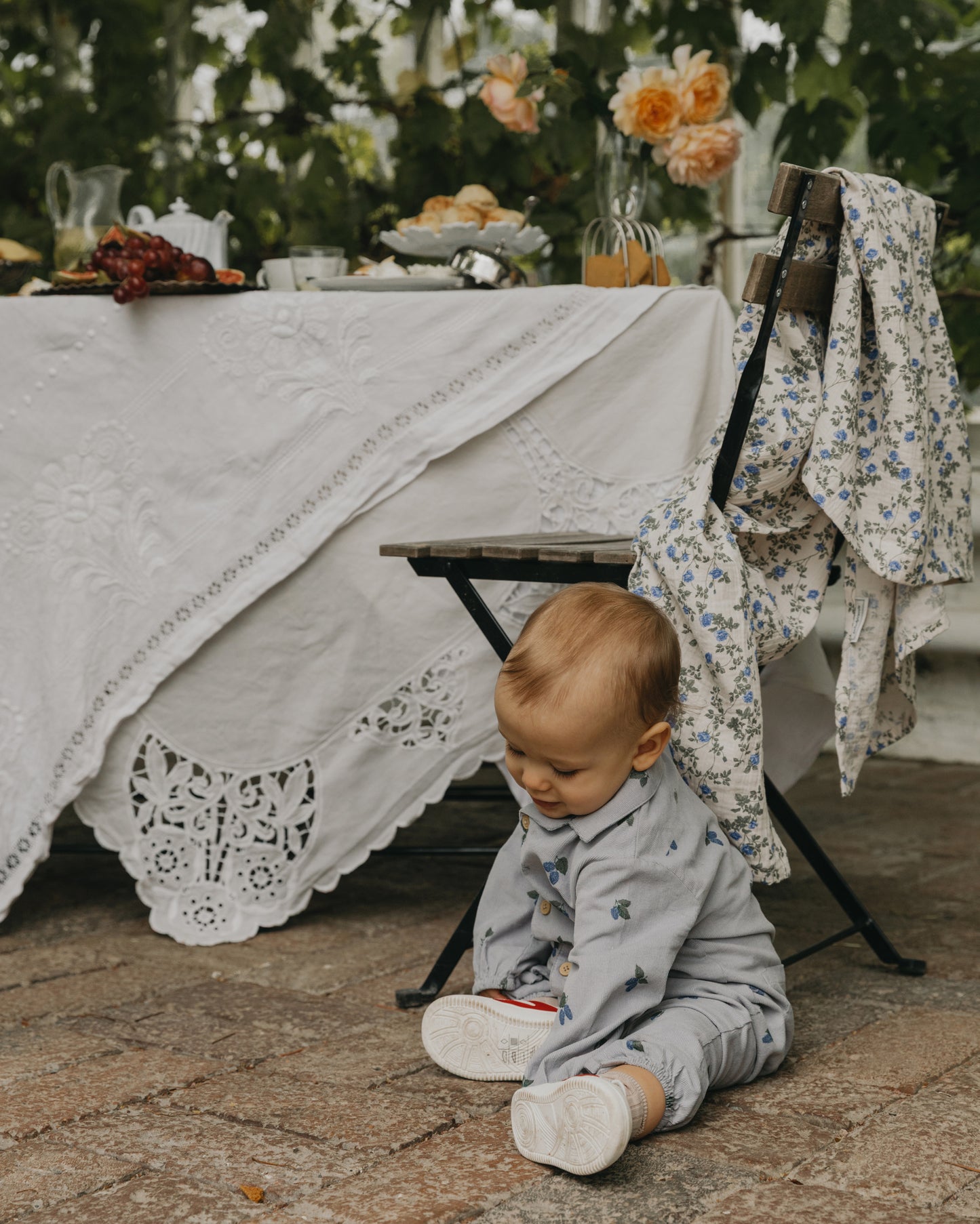 Micro Corduroy Shirt Onesie
