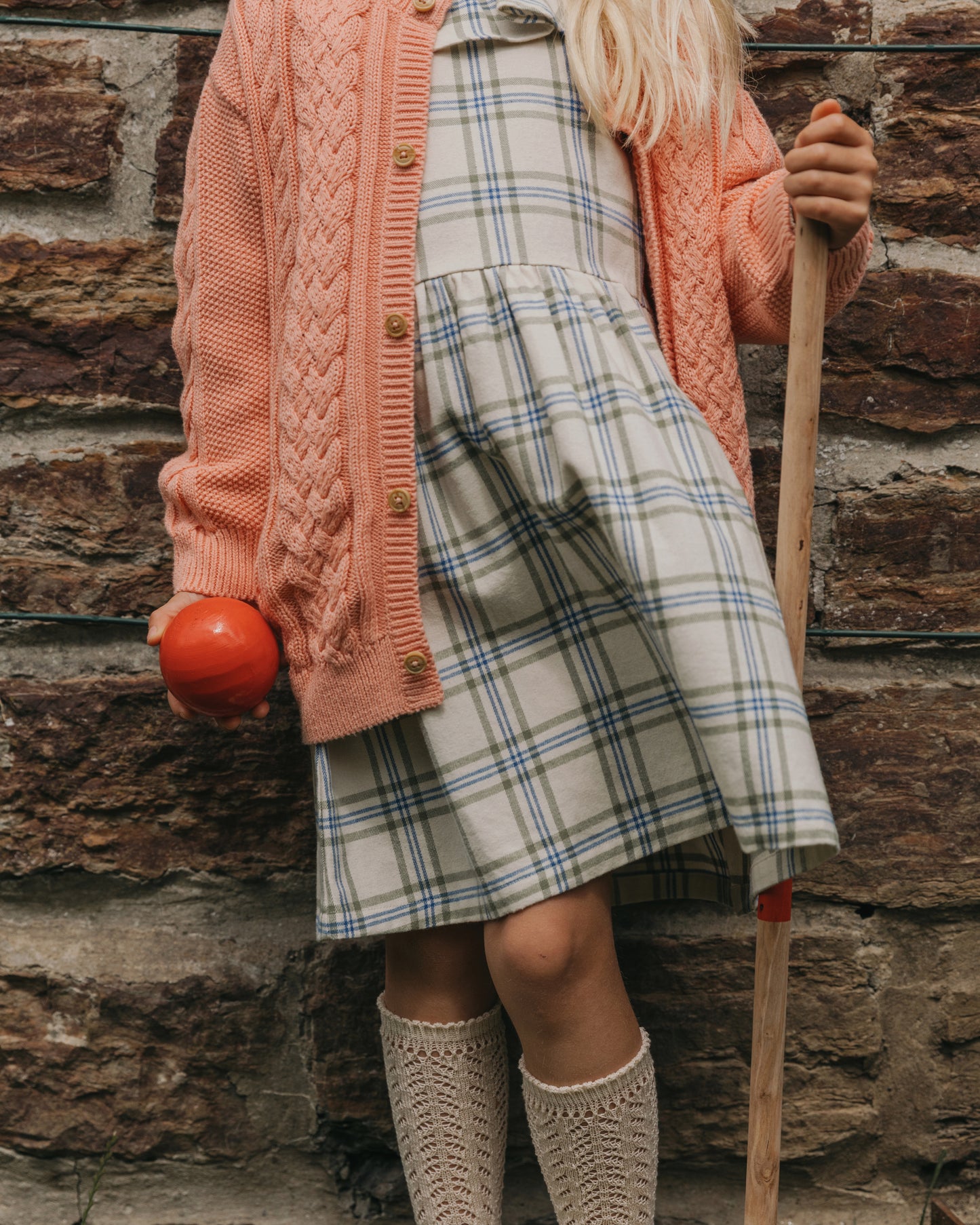 Flannel Long Sleeve Dress