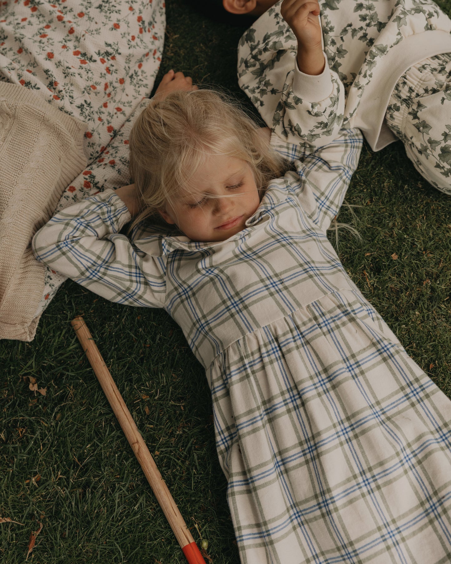 Flannel Long Sleeve Dress