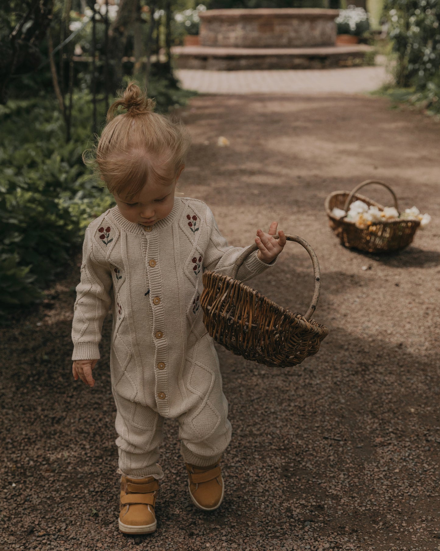 Embroidery Knitted Onesie