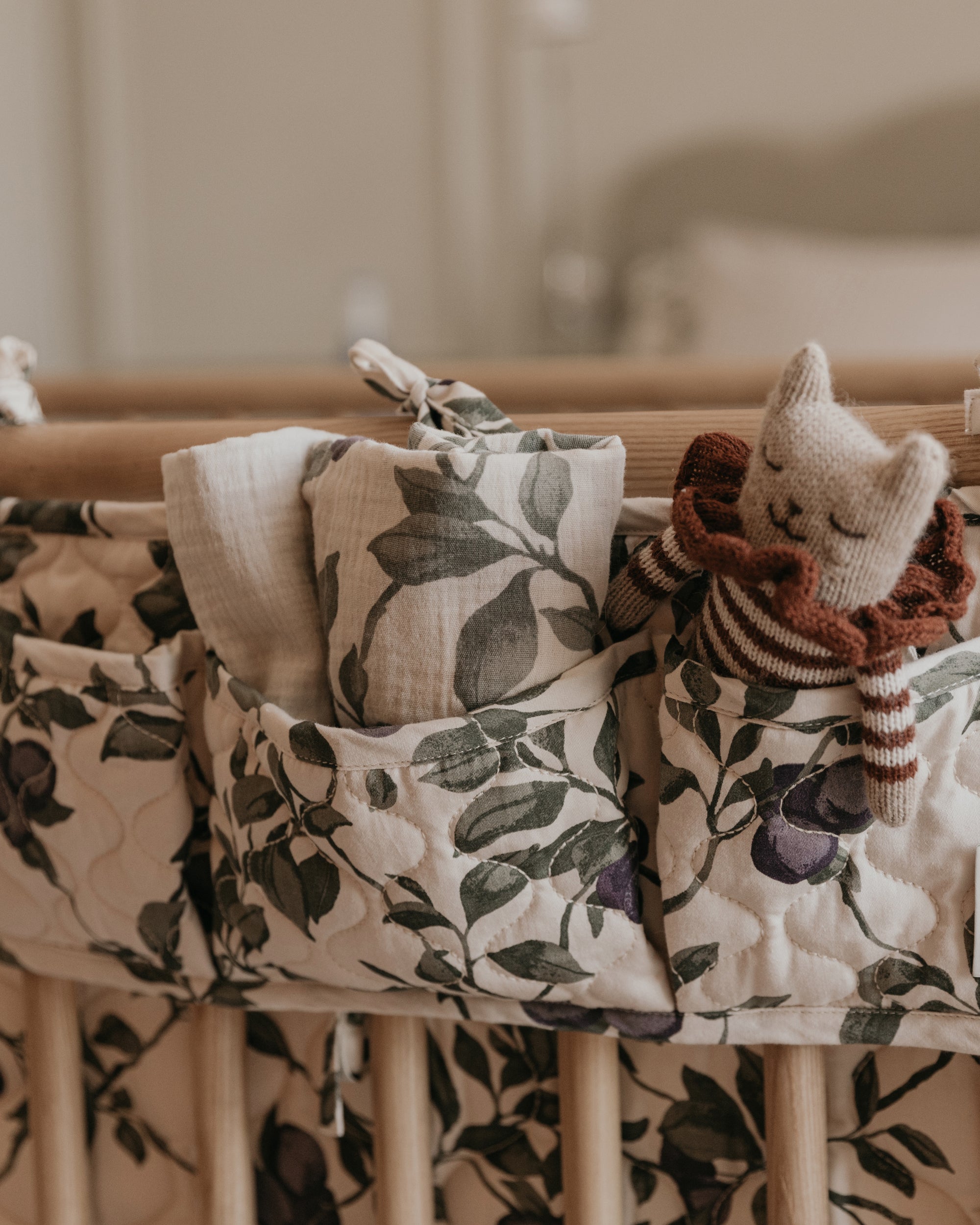 Satin Quiltad Sängficka