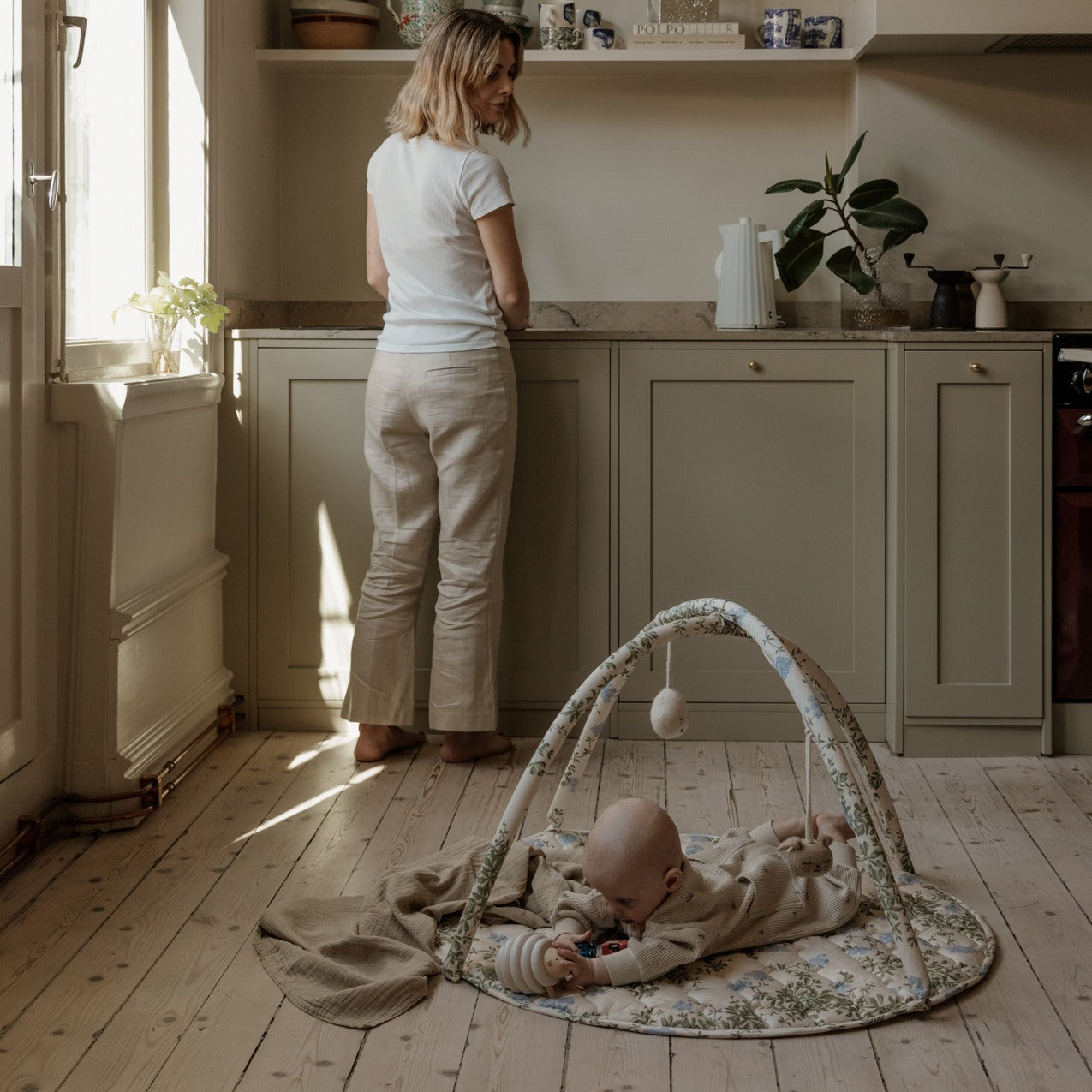 Satin Quilted Activity Playmat