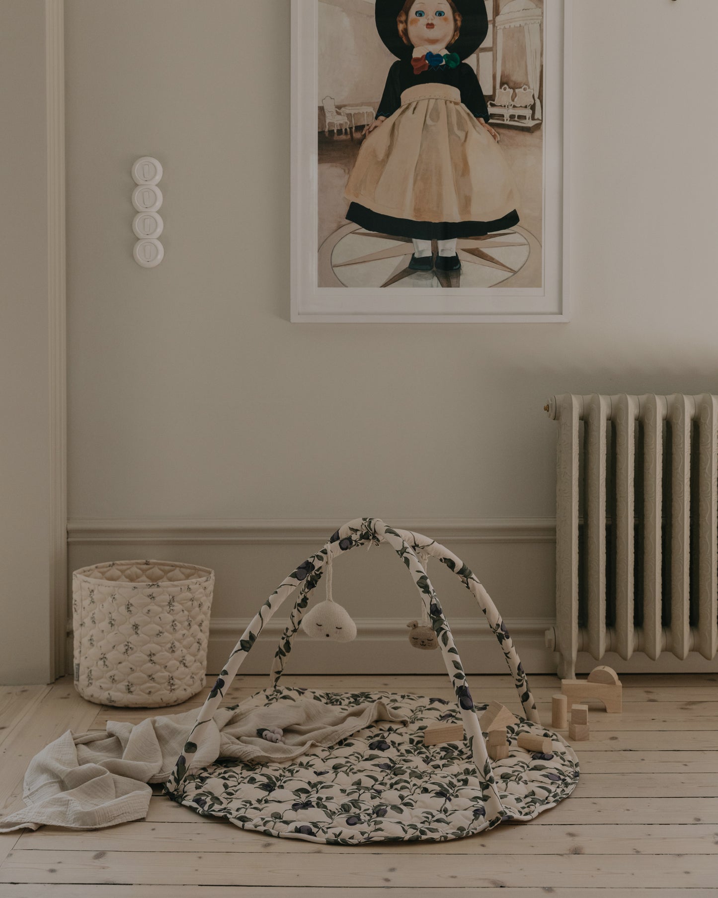 Satin Quilted Basket