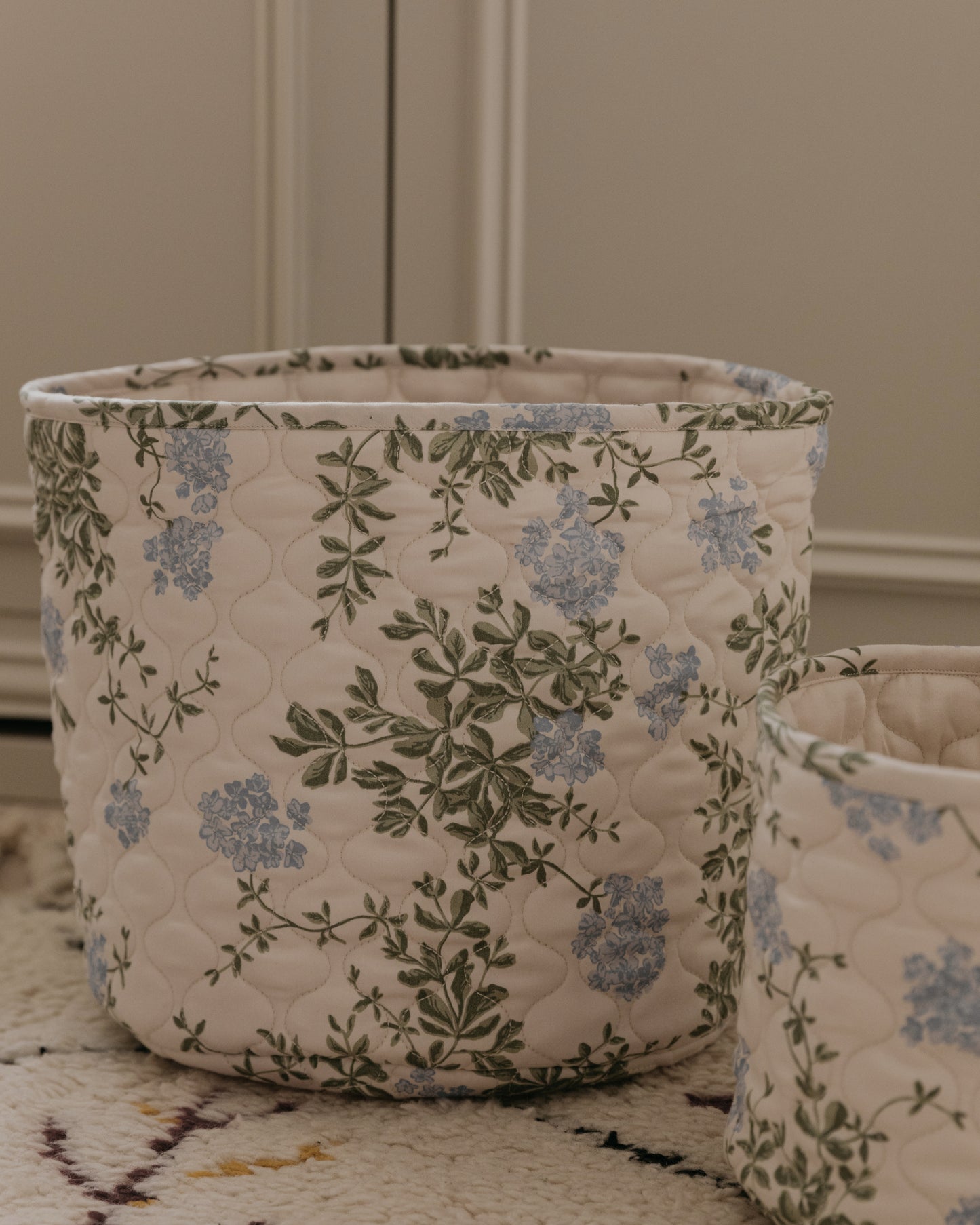 Satin Quilted Basket