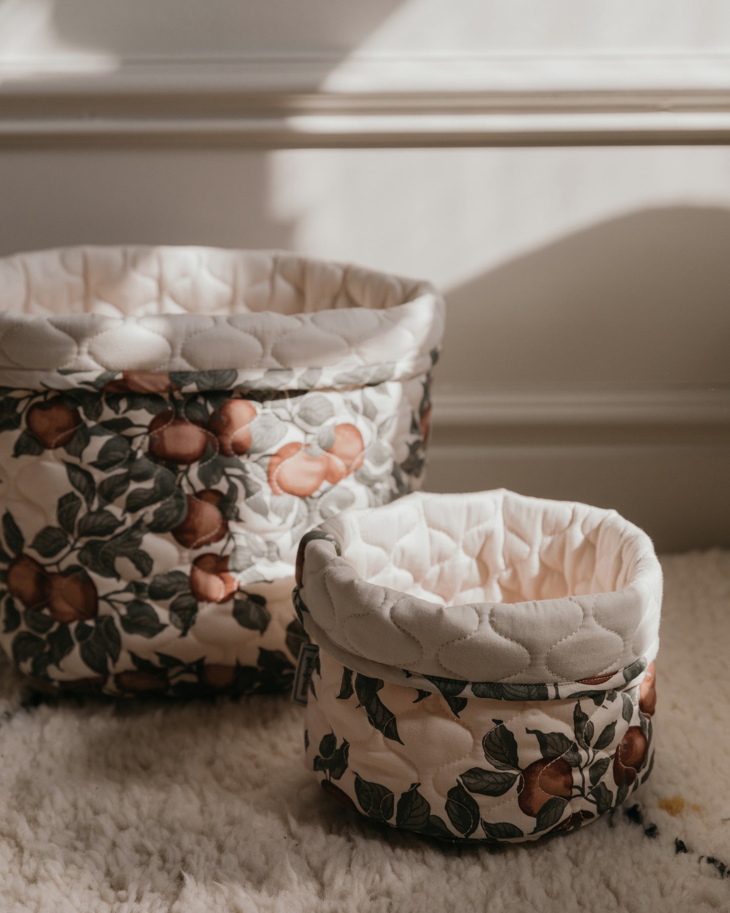 Satin Quilted Basket