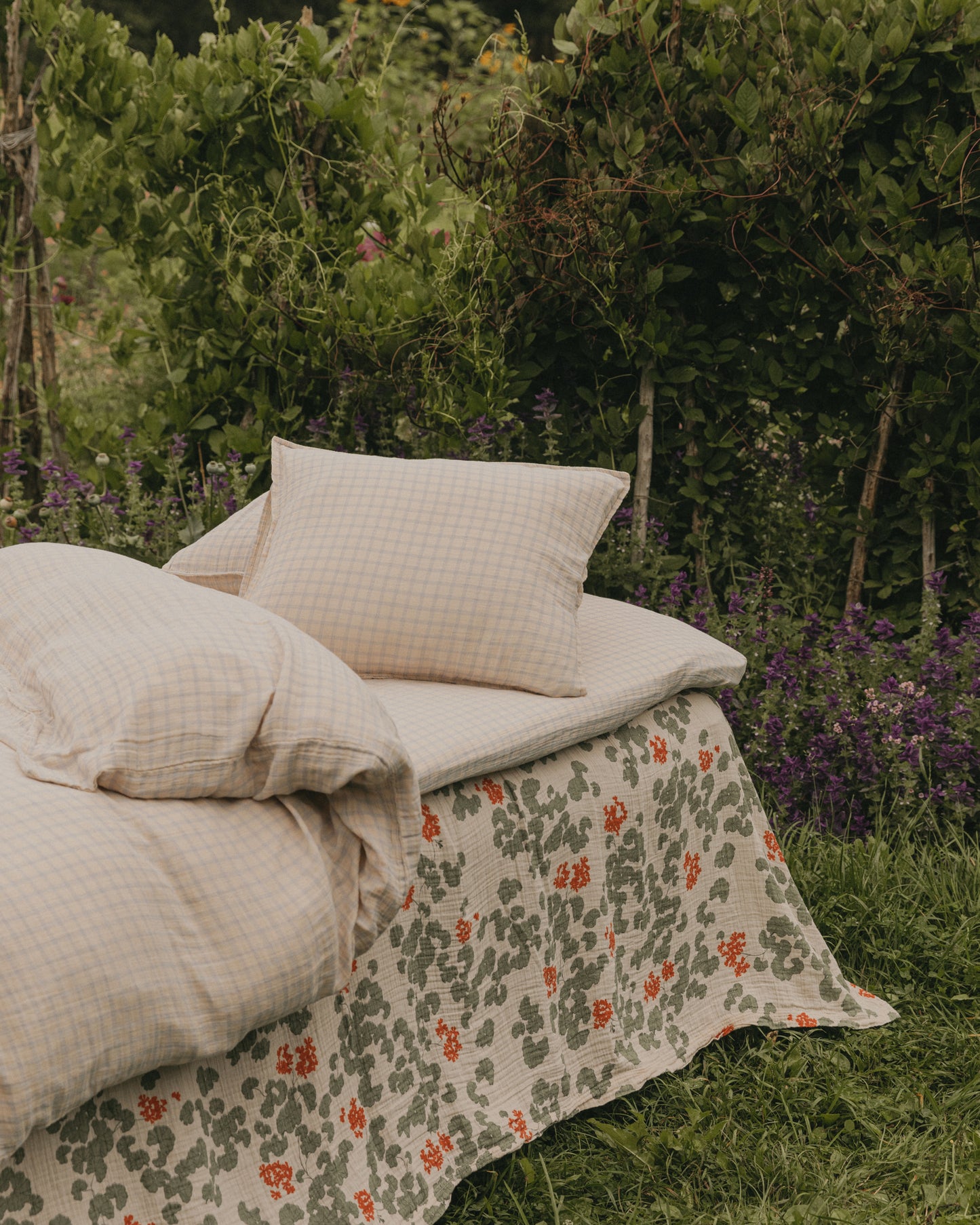 Muslin Fitted Sheet Single