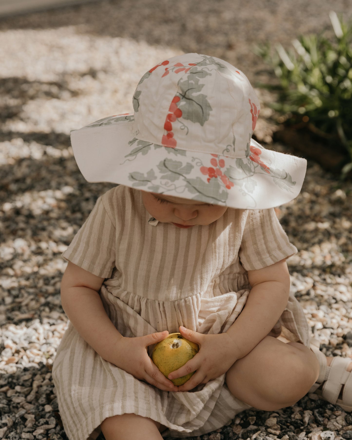 Seersucker Sun Hat