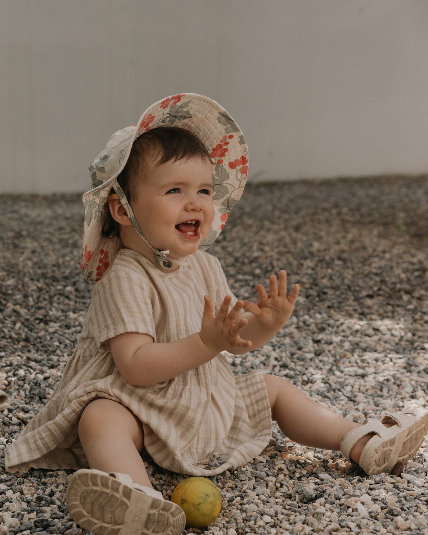 Seersucker Sun Hat