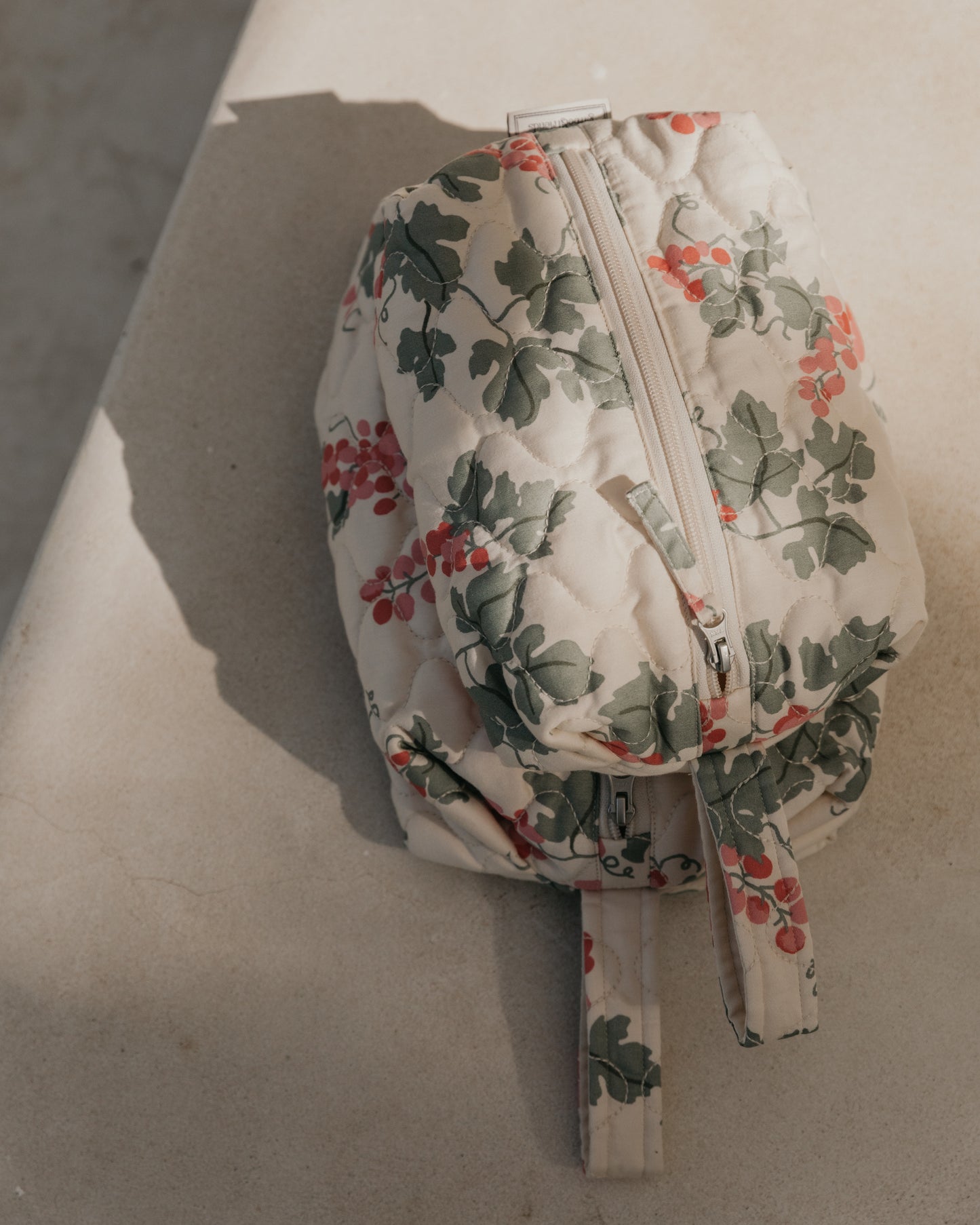 Satin Quilted Toiletry Bag Small
