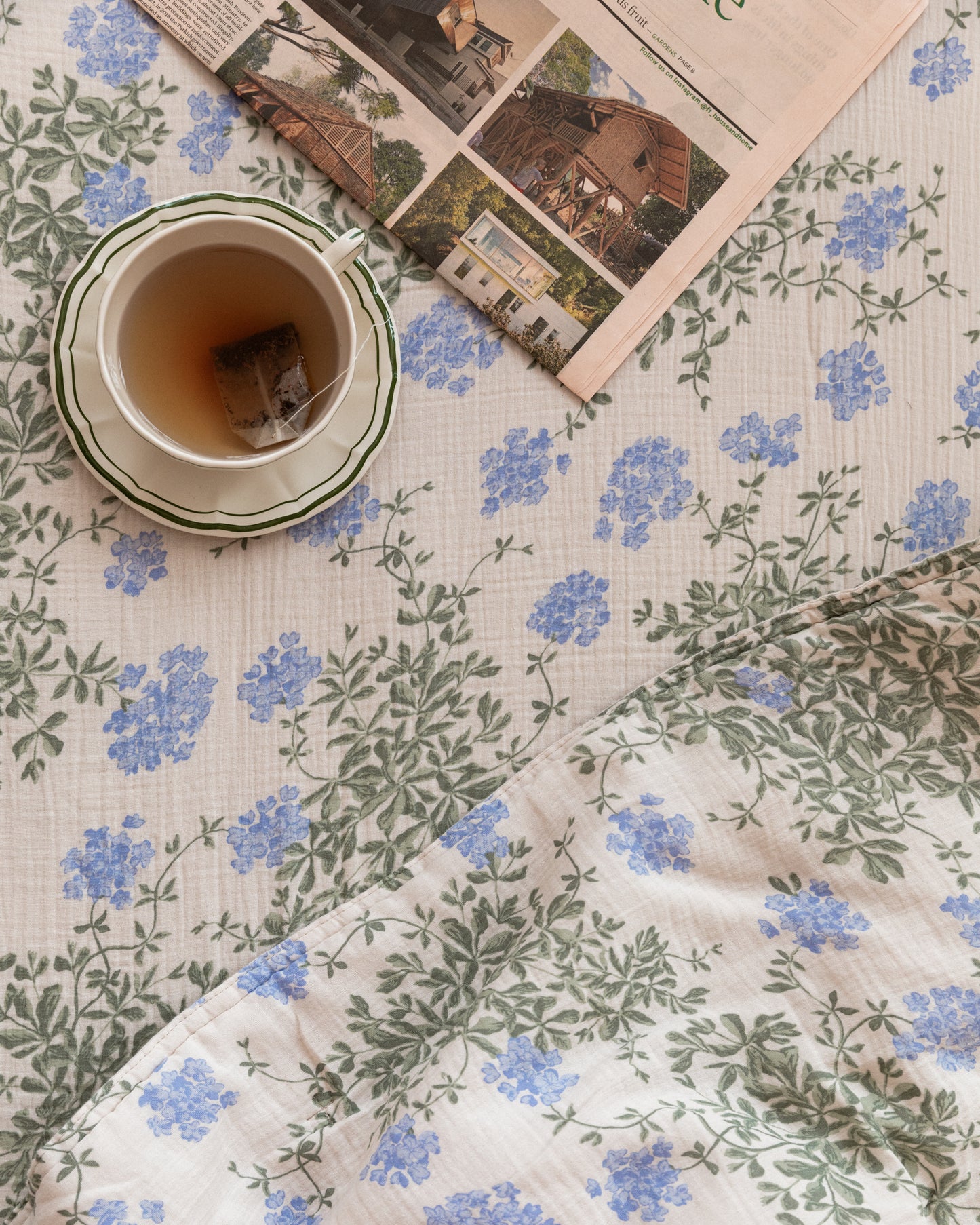 Muslin Fitted Sheet Double