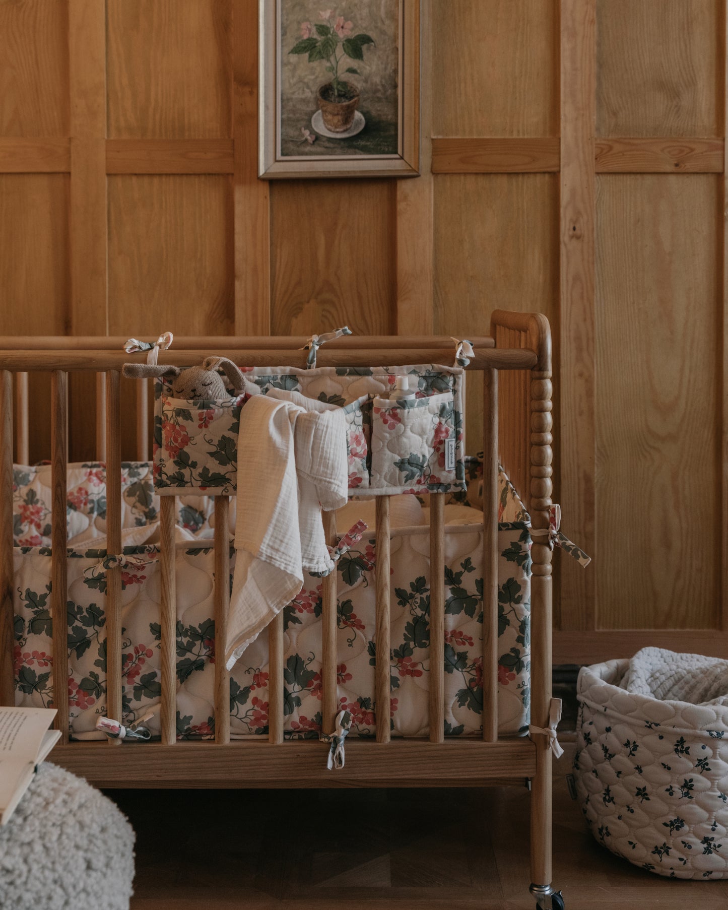 Satin Quilted Basket