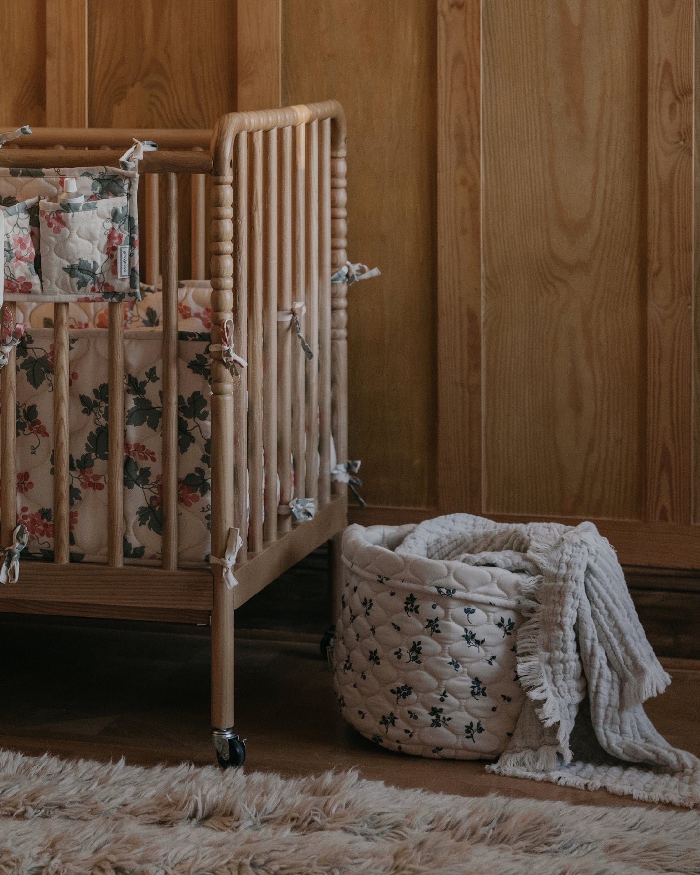 Satin Quilted Basket