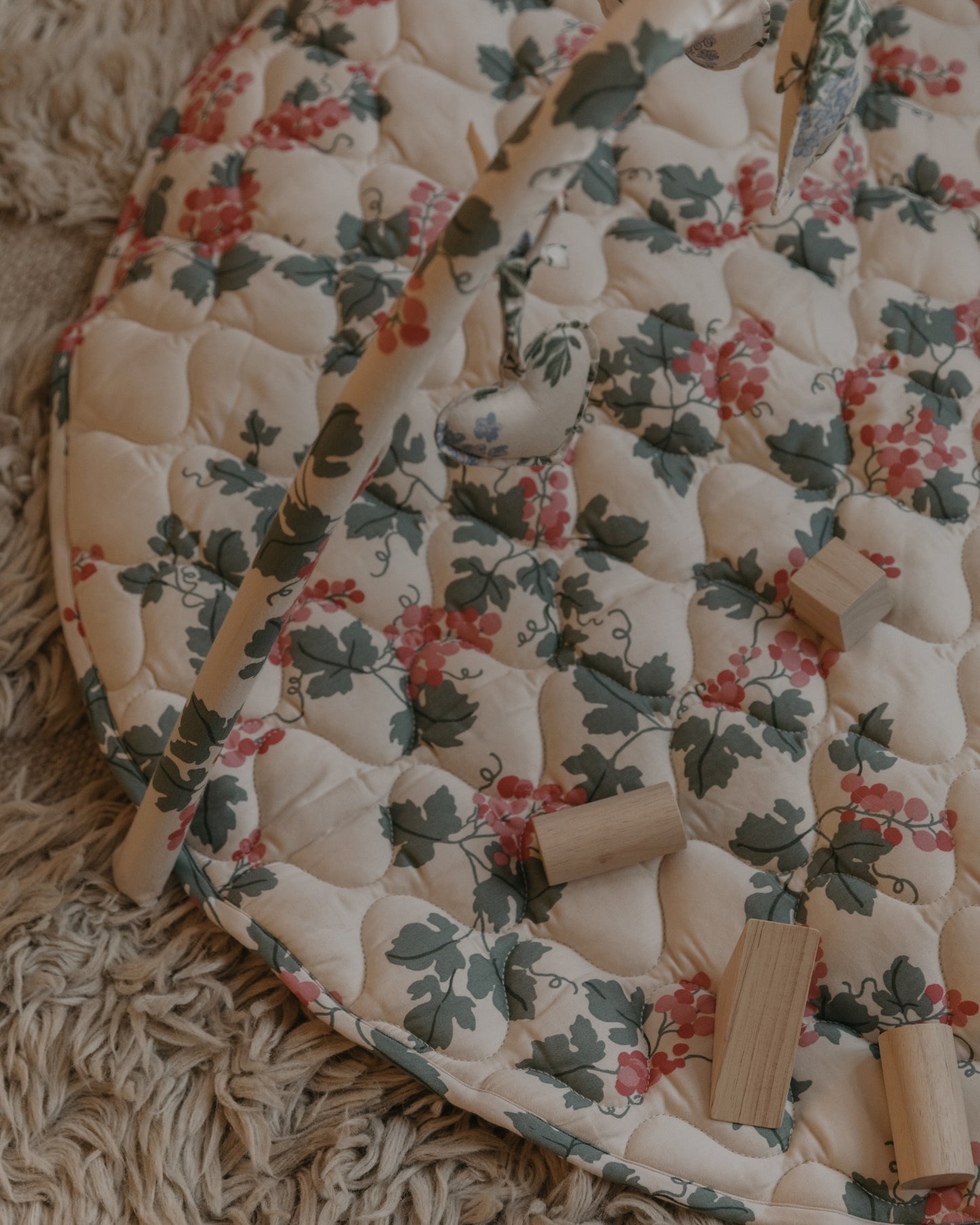 Satin Quilted Activity Playmat