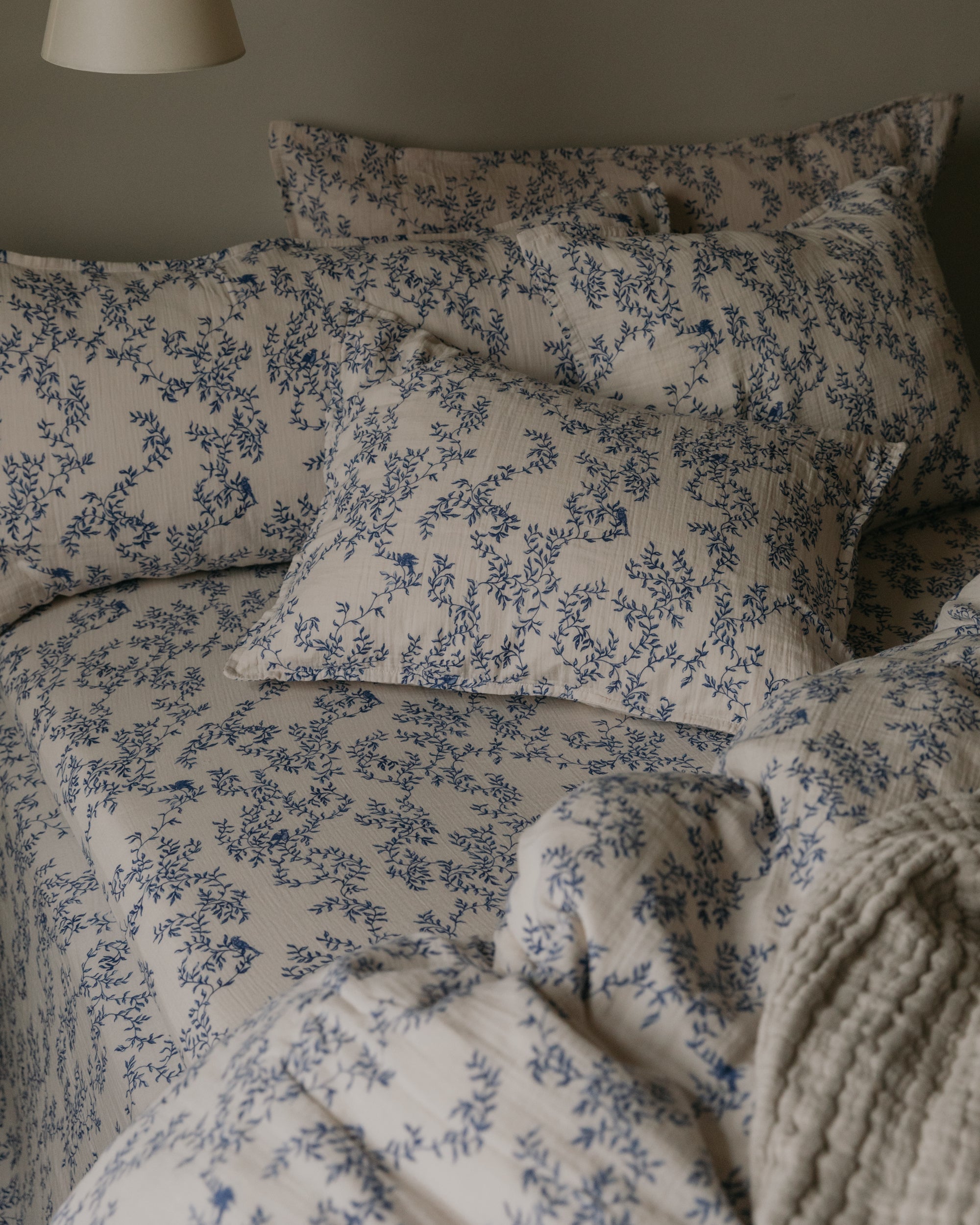 Muslin Fitted Sheet Double