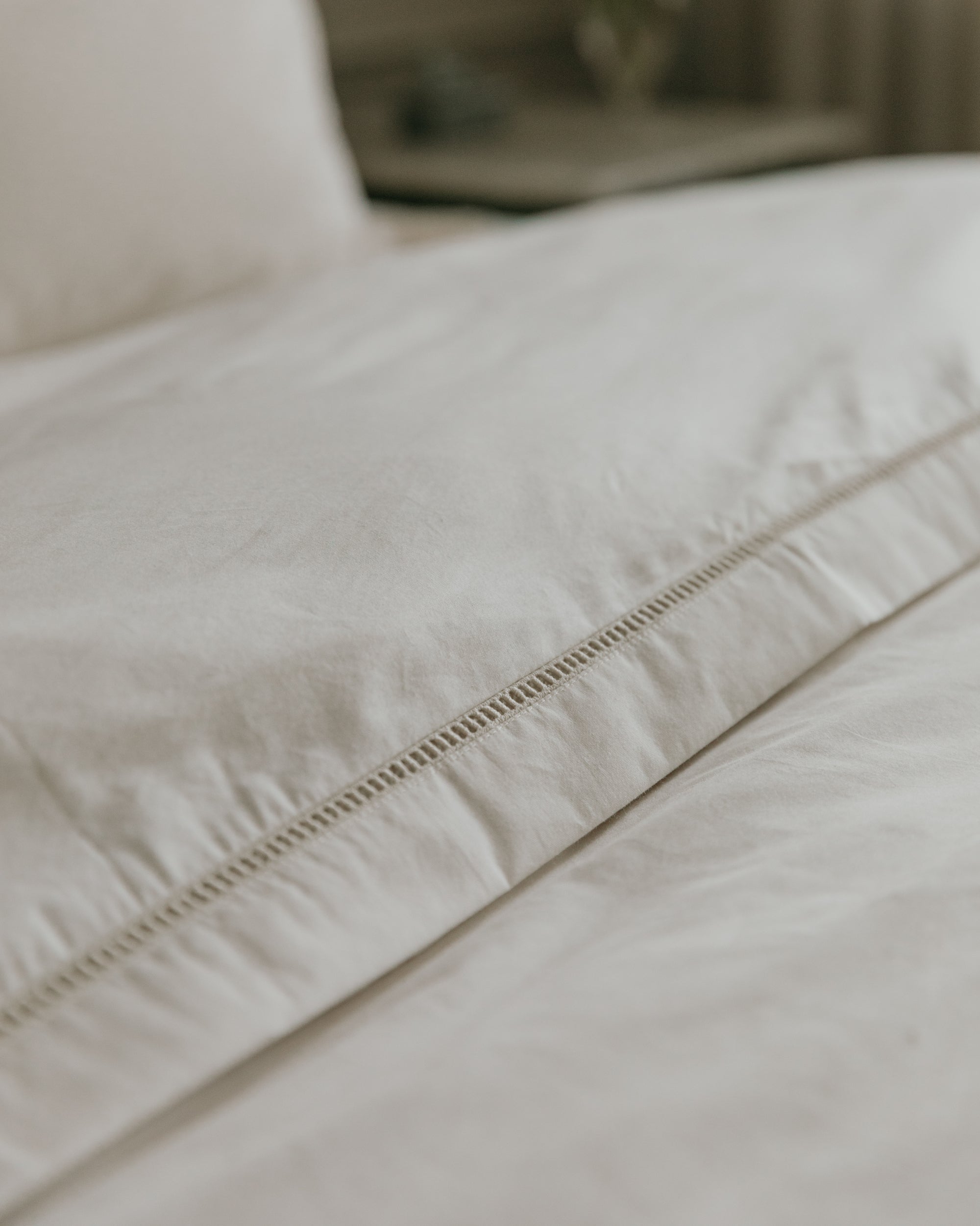 Ladder Lace Duvet Cover Double