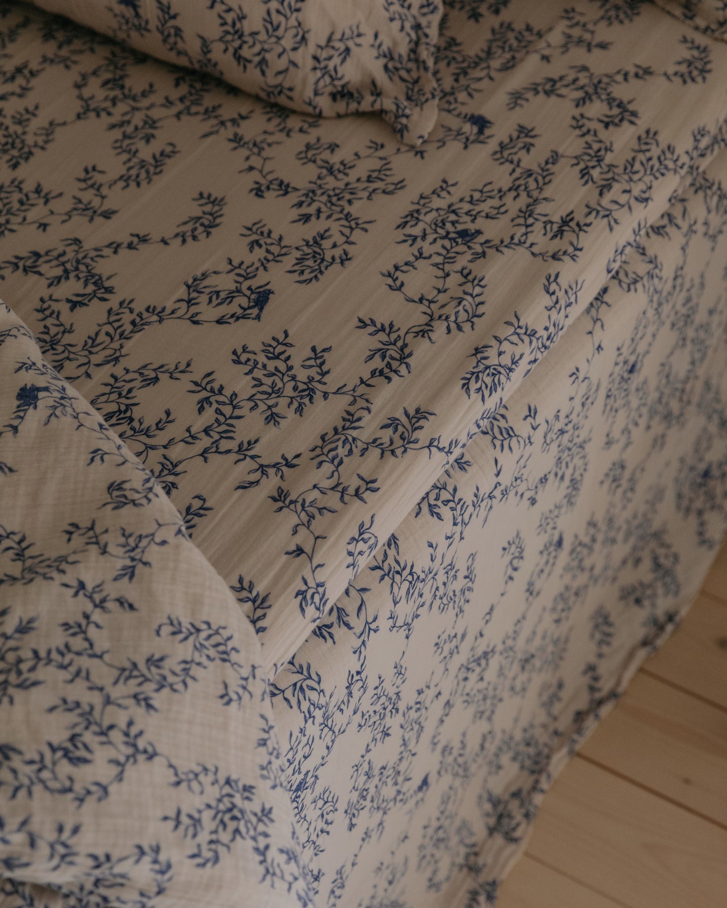 Muslin Fitted Sheet Single