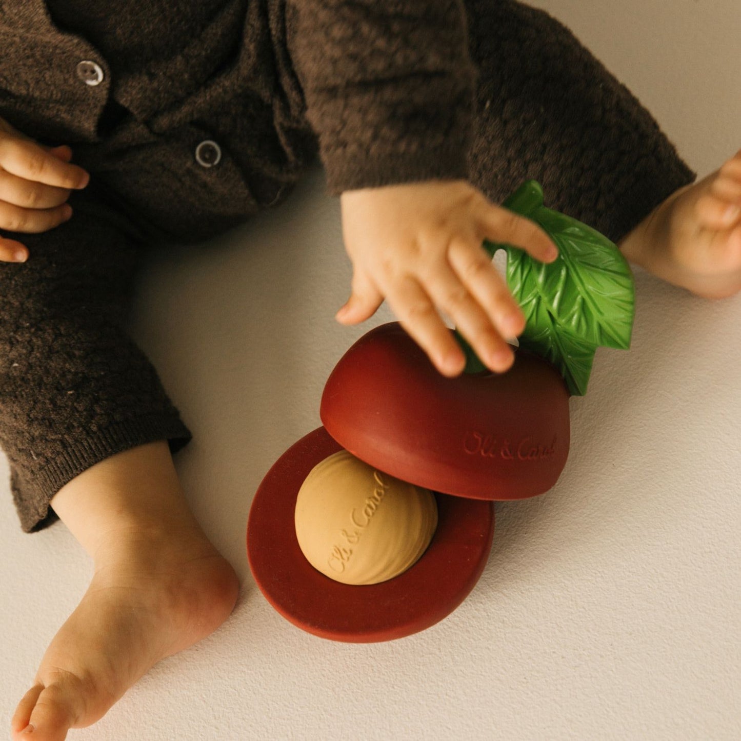 Cherry Stackable Toy & Rattle Ball
