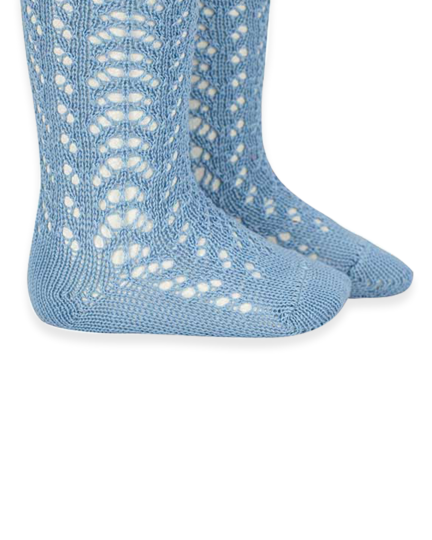 Perle Cotton Openwork Knee-High Socks Kids