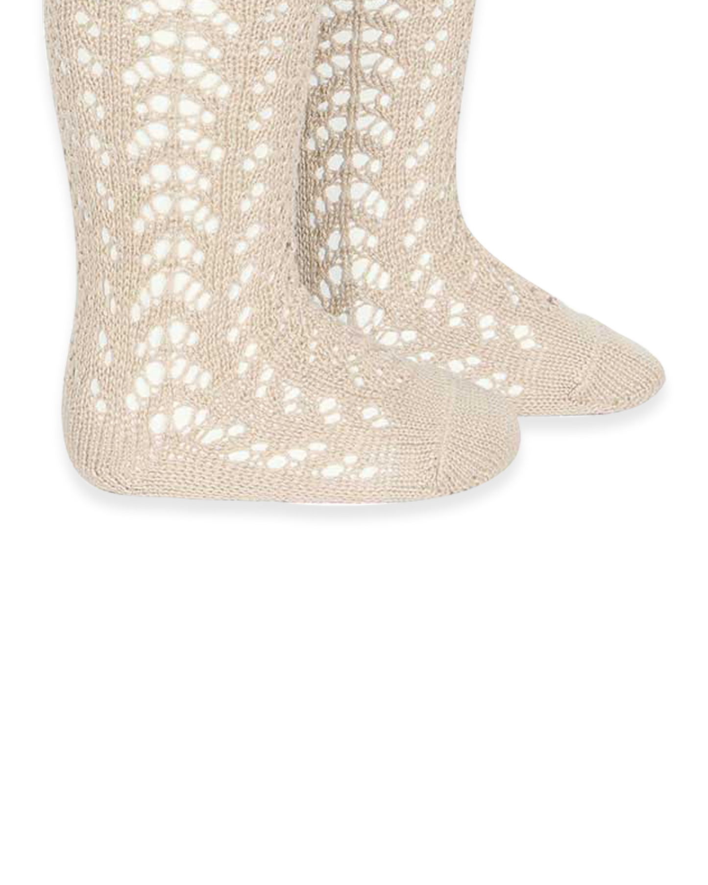 Perle Cotton Openwork Knee-High Socks Kids