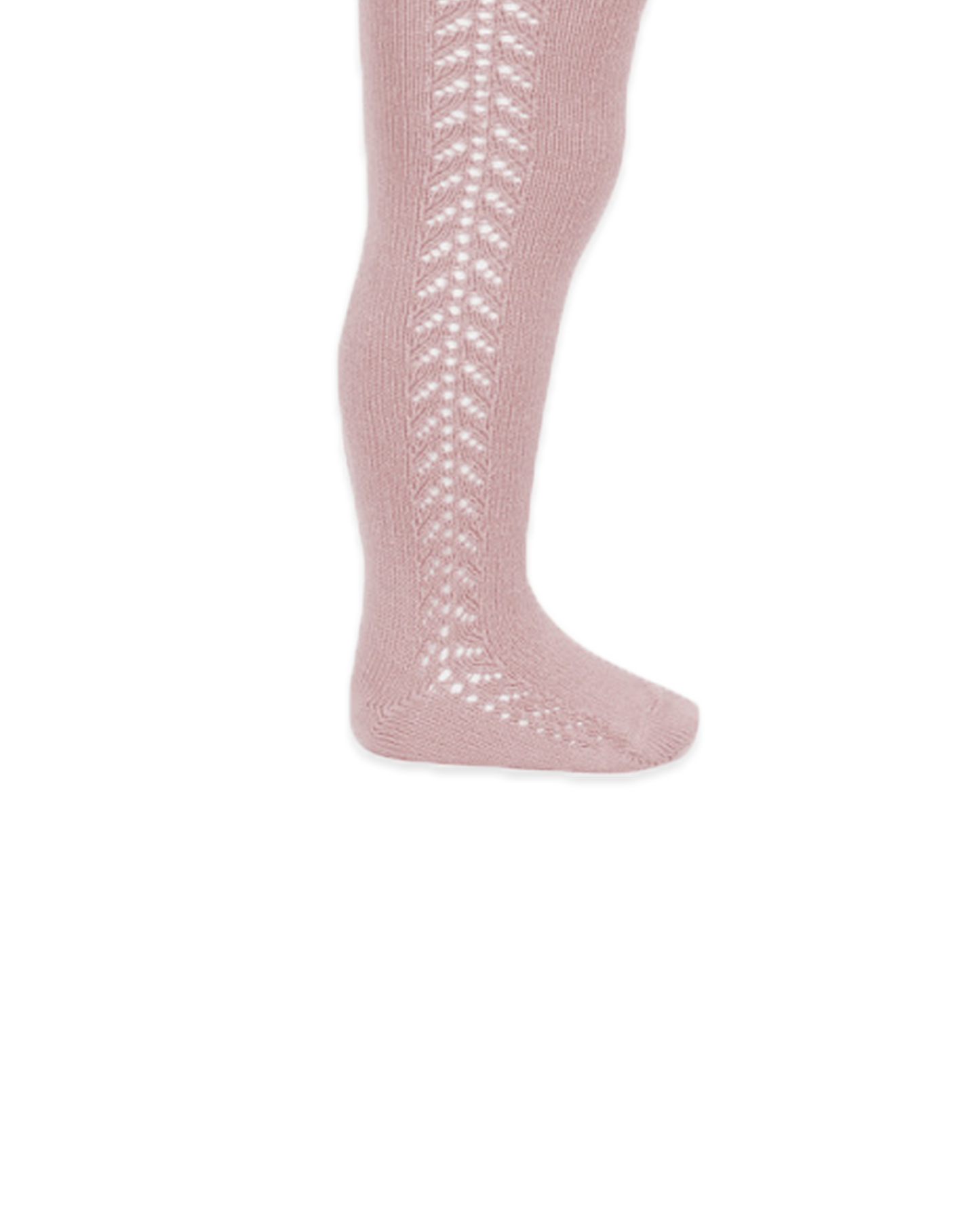 Warm Cotton Tights With Side Openwork Baby