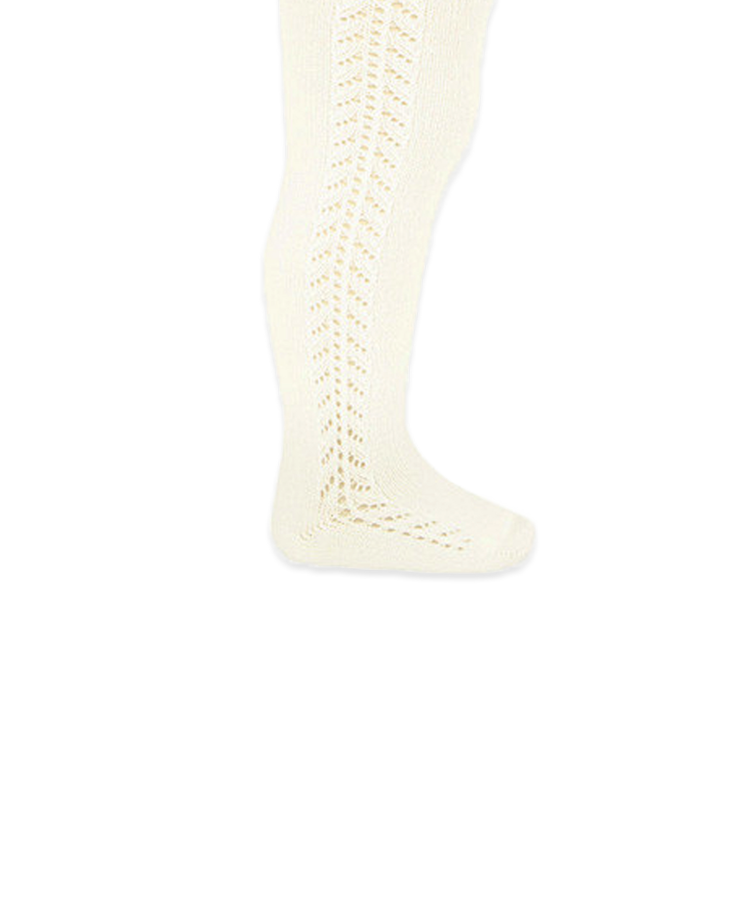 Warm Cotton Tights With Side Openwork Baby