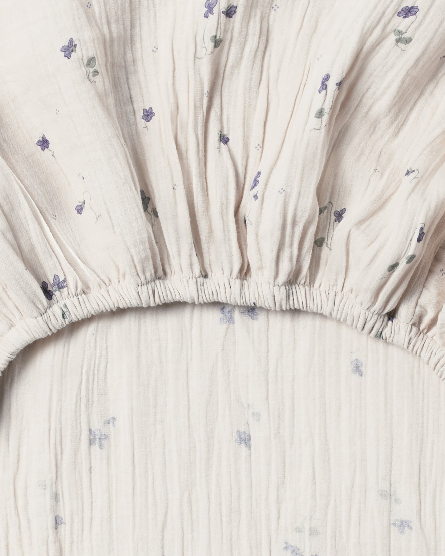 Muslin Fitted Sheet Single