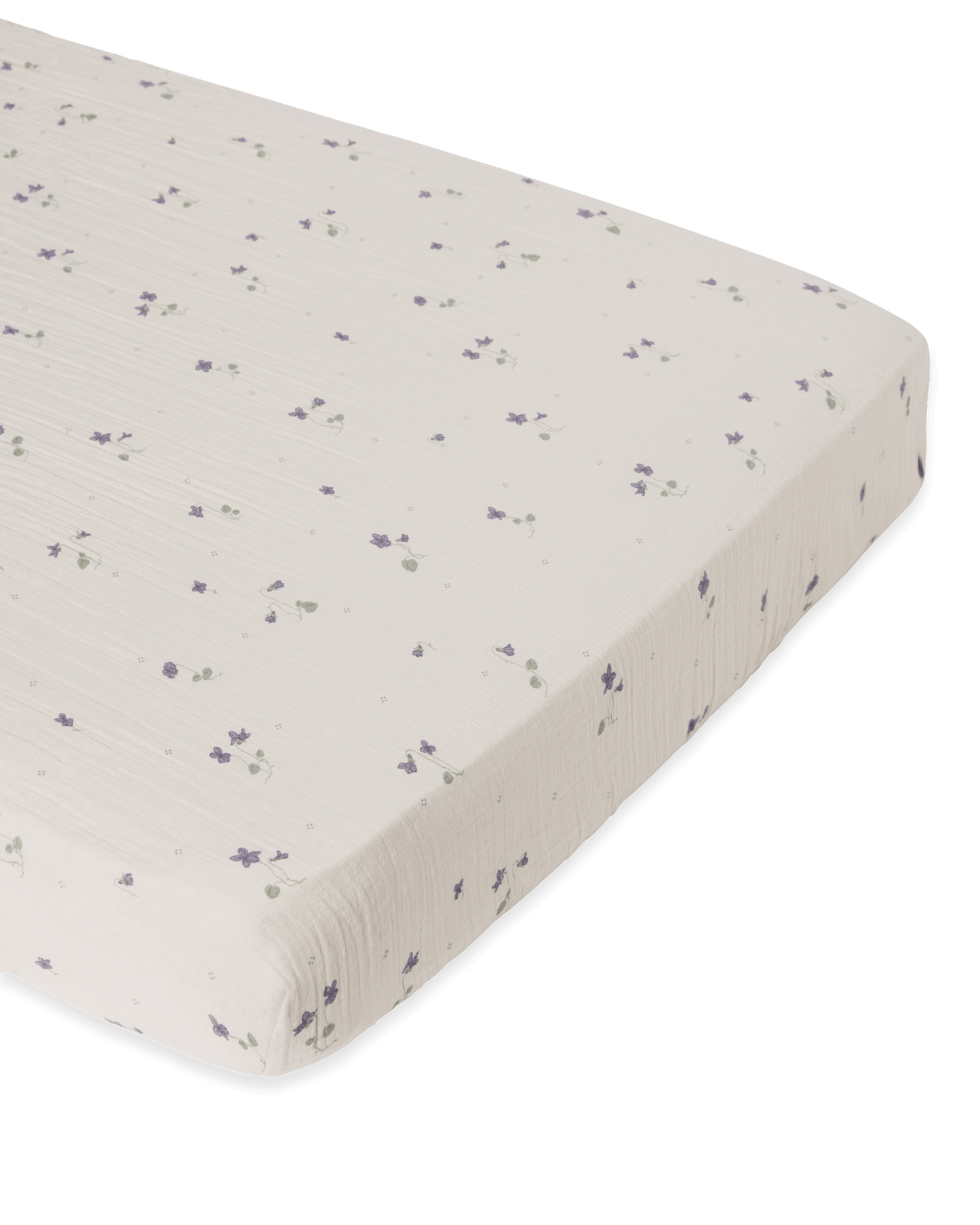 Muslin Fitted Sheet Double