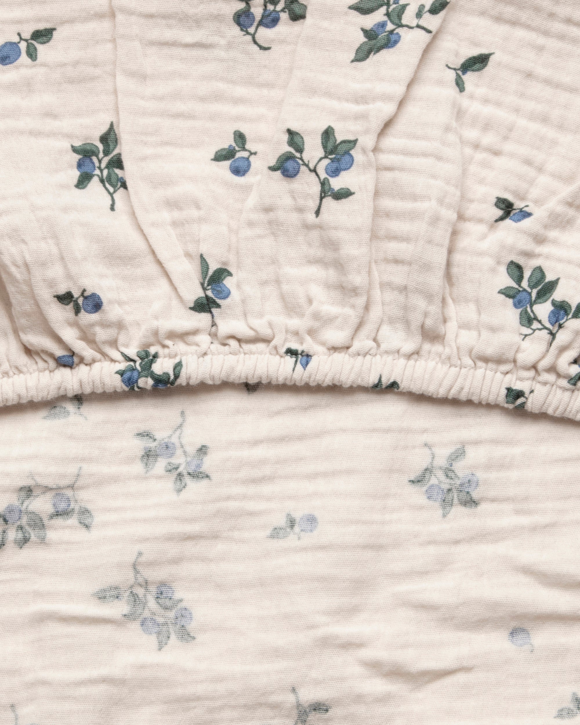 Muslin Fitted Sheet Double