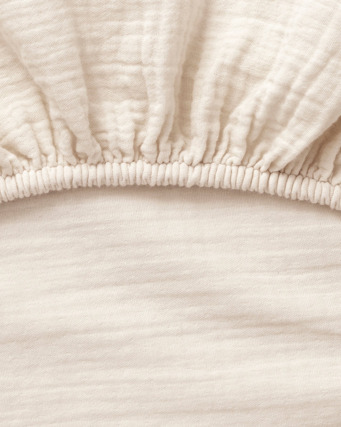 Muslin Fitted Sheet Single