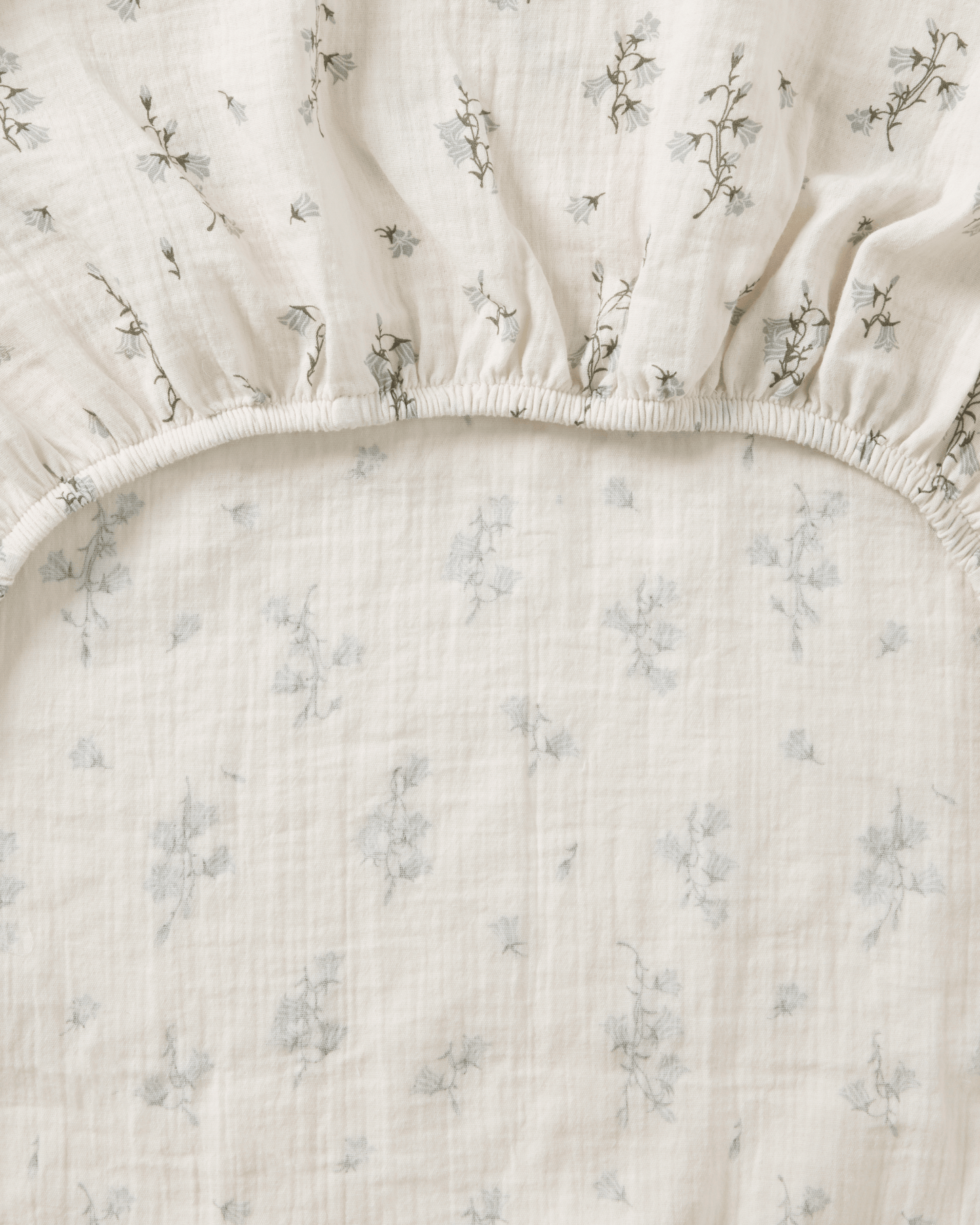 Muslin Fitted Sheet Double