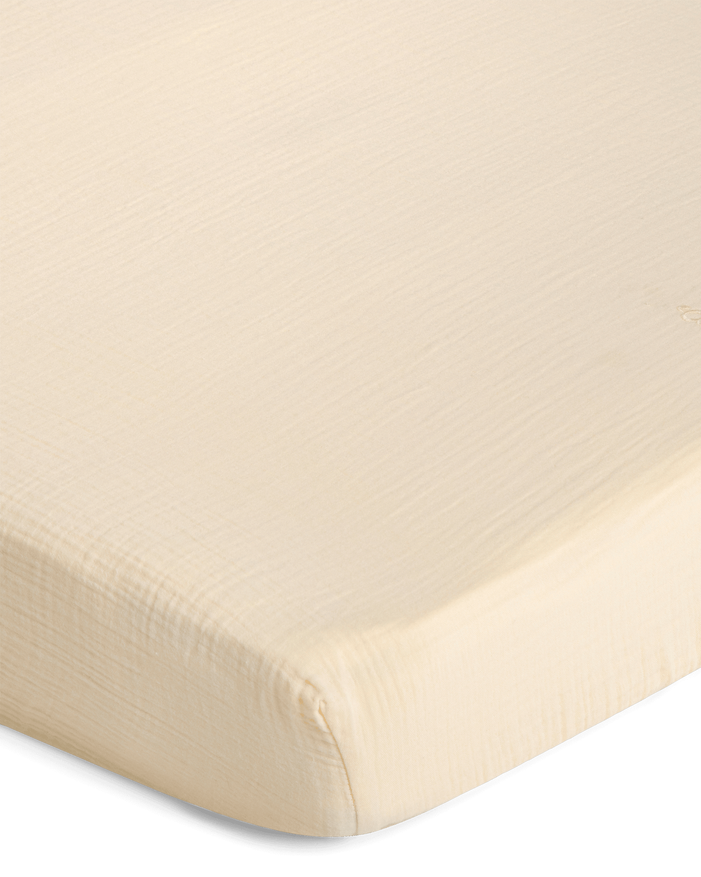Muslin Fitted Sheet Double