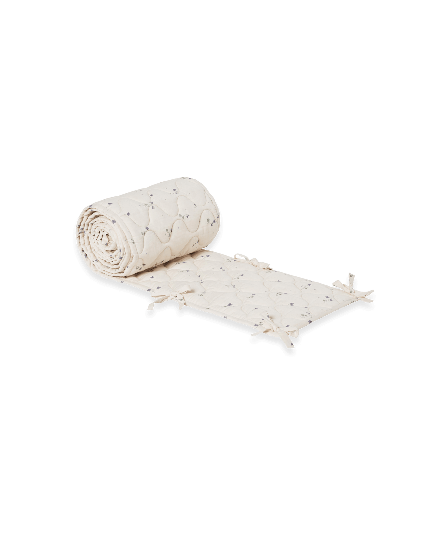 Satin Quilted Crib Bumper