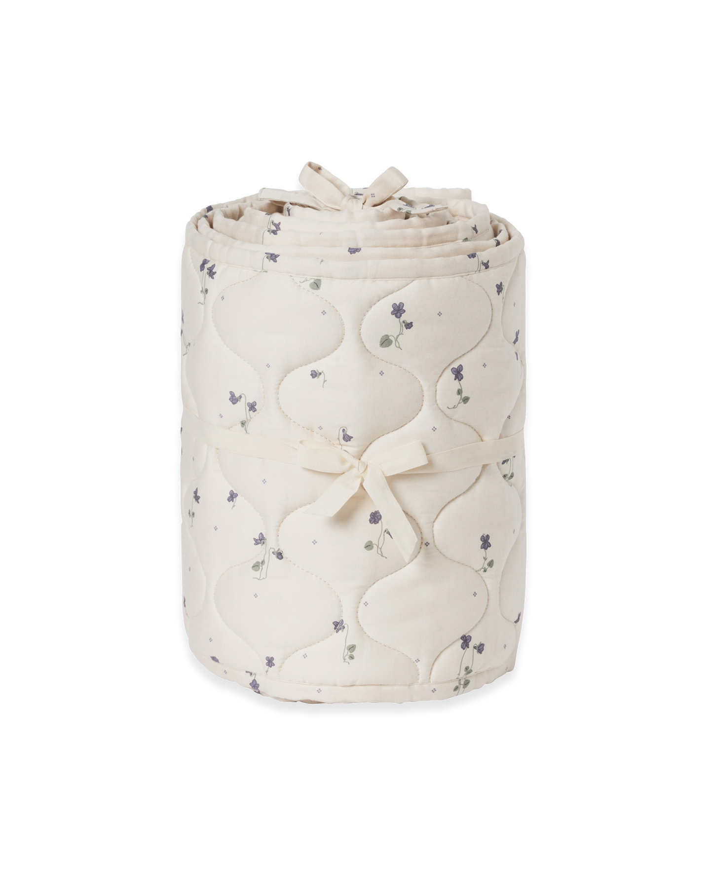Satin Quilted Crib Bumper