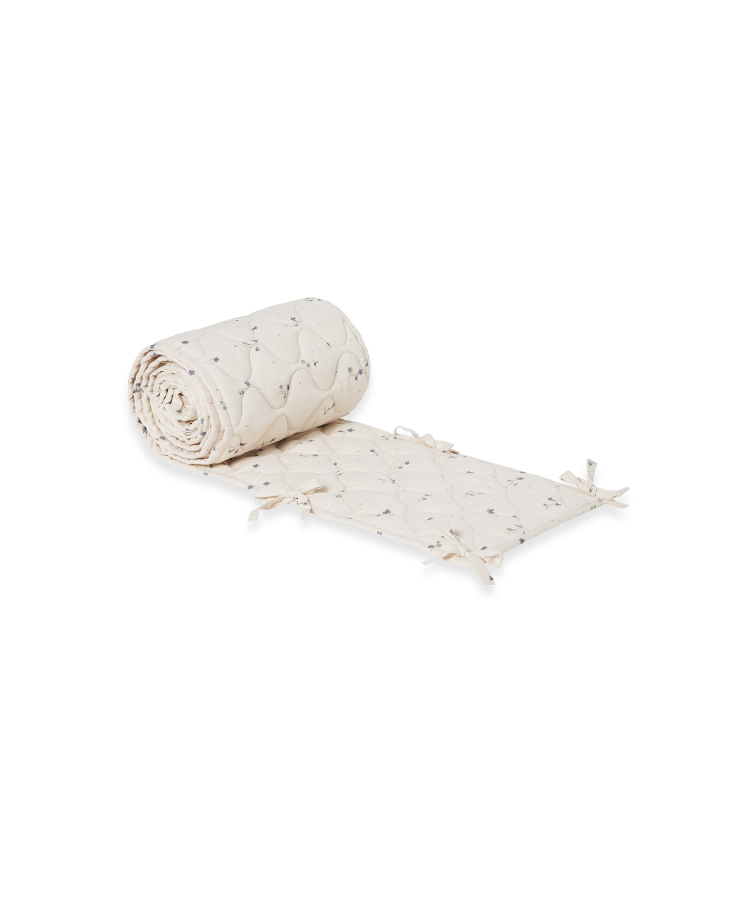 Satin Quilted Crib Bumper