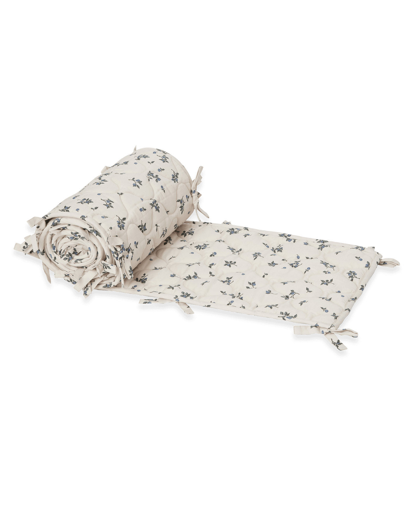 Satin Quilted Crib Bumper