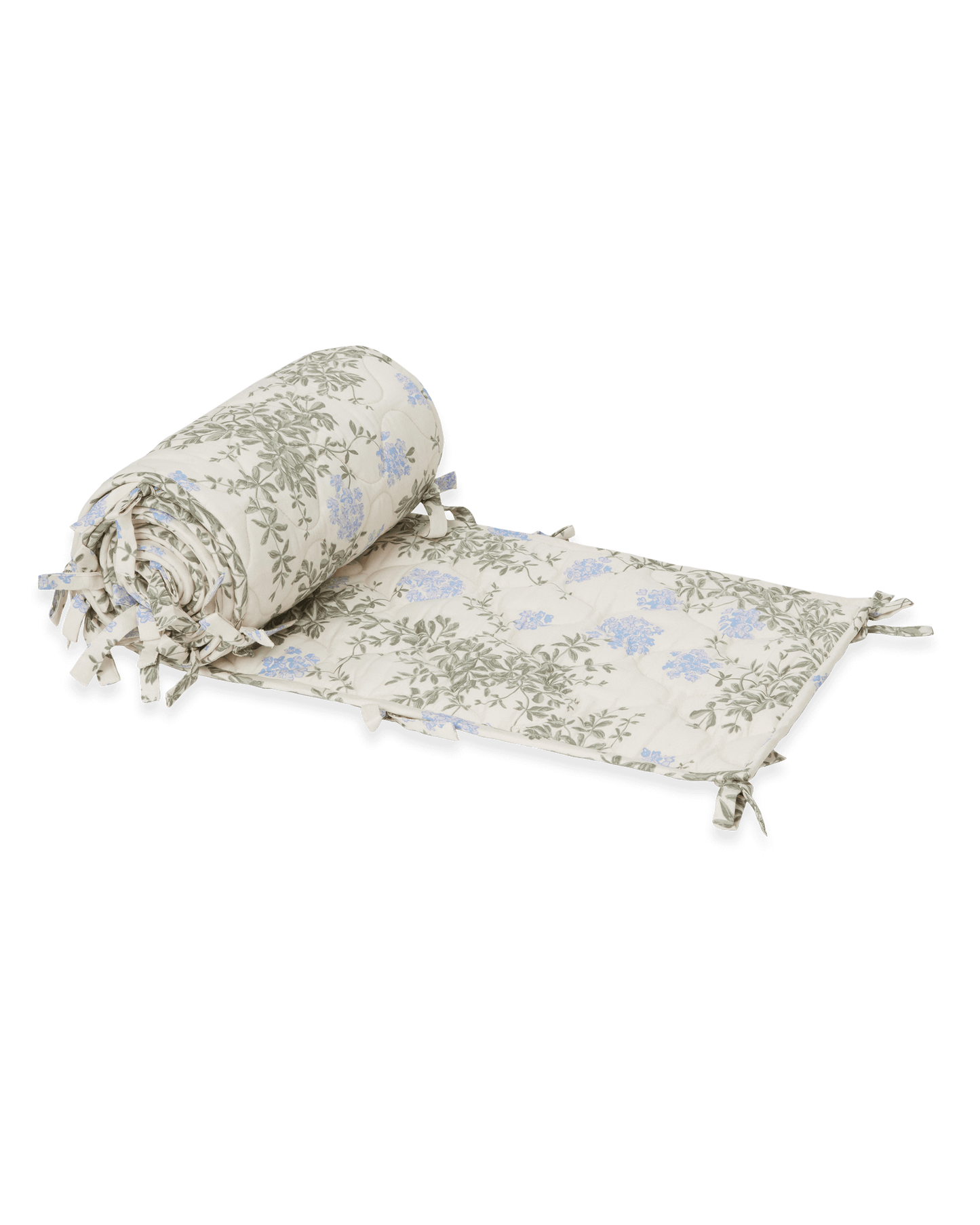 Satin Quilted Crib Bumper