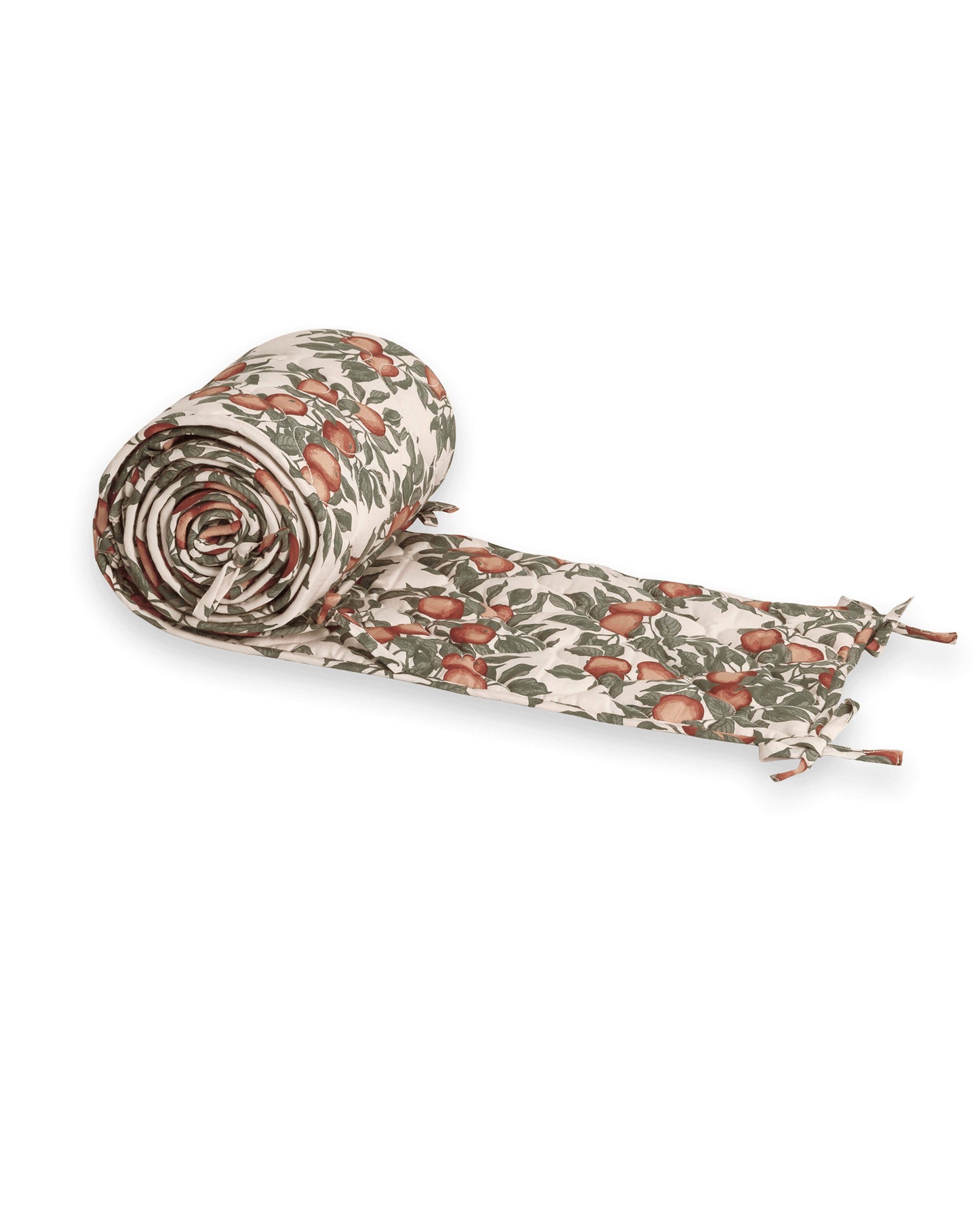 Satin Quiltat Spjälsängsskydd
