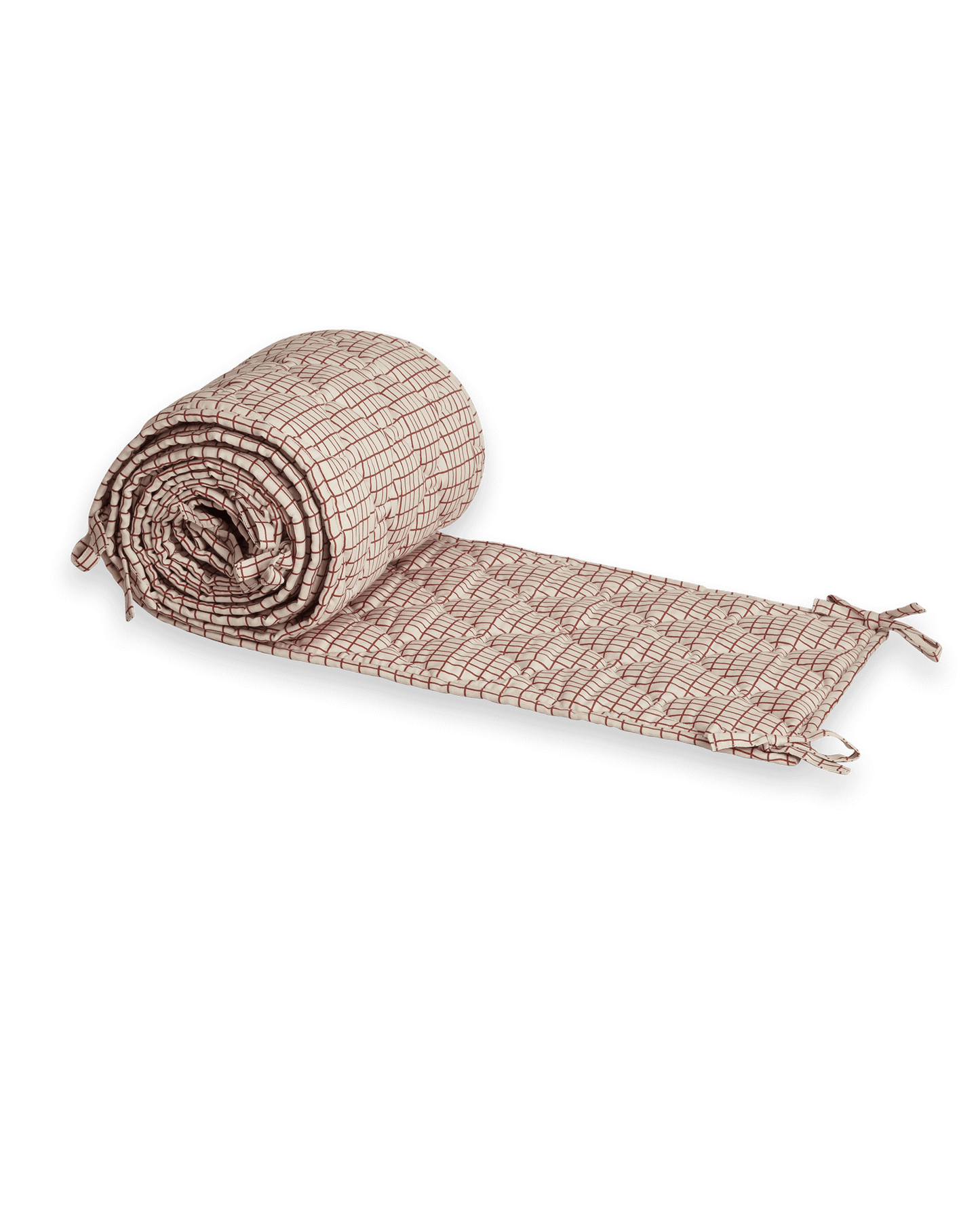 Satin Quilted Crib Bumper