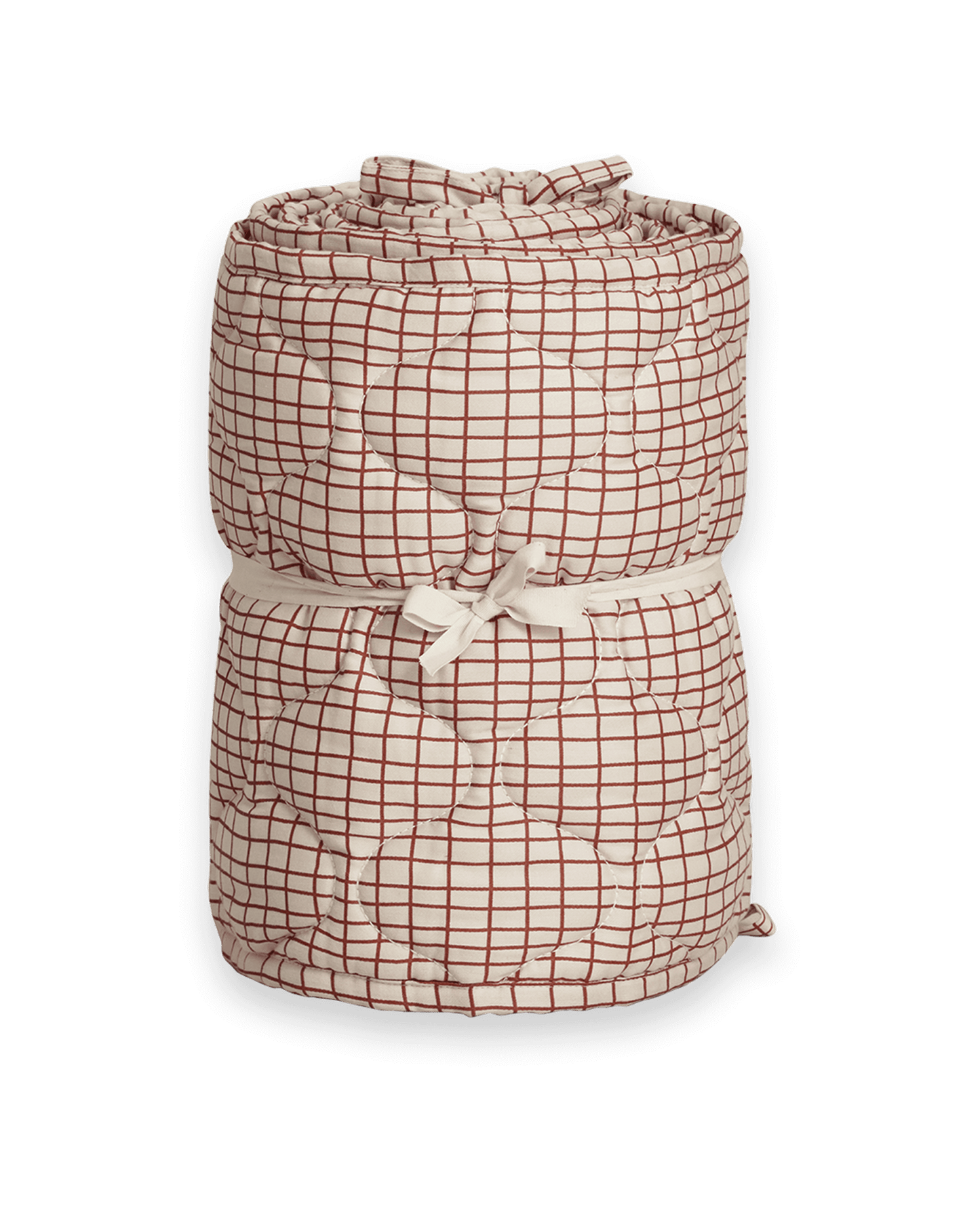 Satin Quilted Crib Bumper