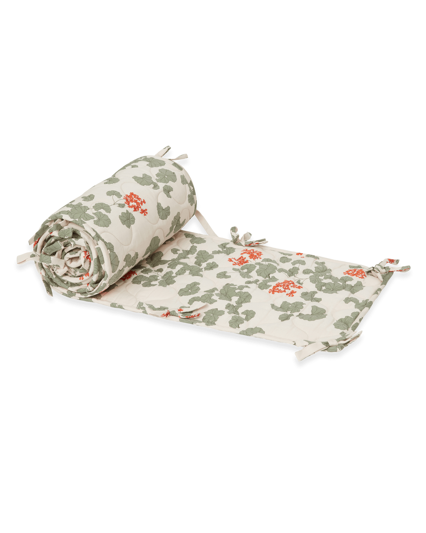 Satin Quilted Crib Bumper