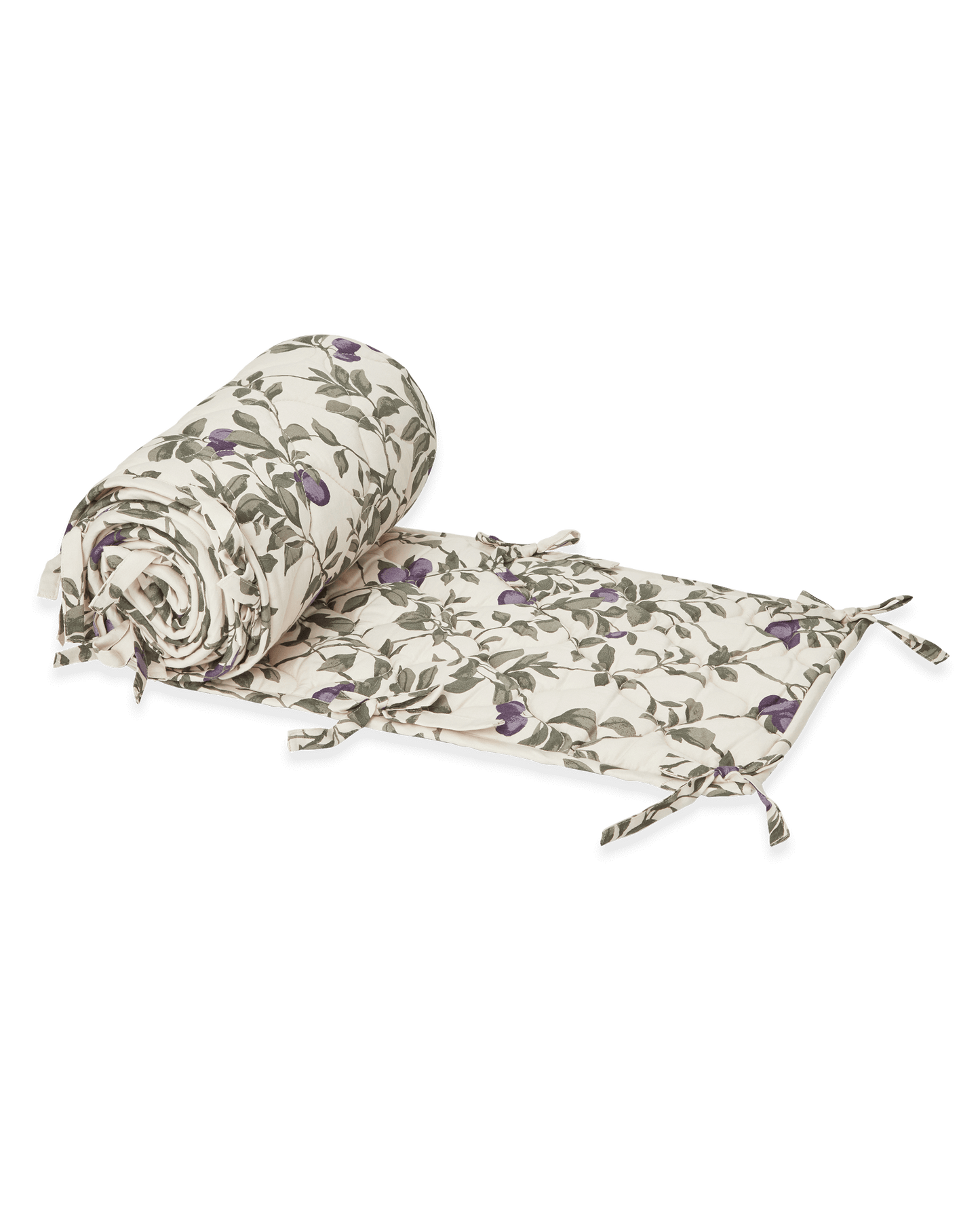 Satin Quilted Crib Bumper