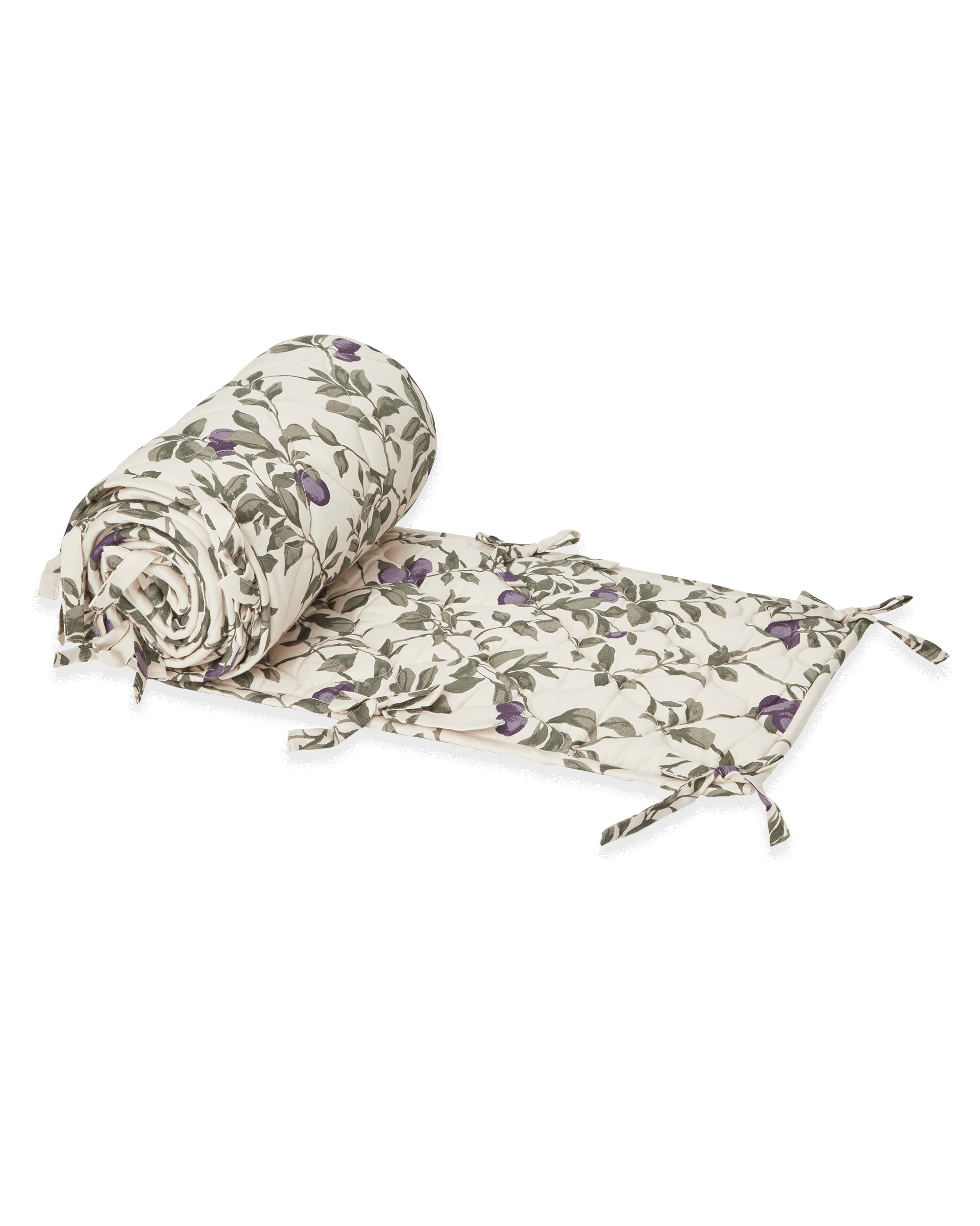 Satin Quilted Crib Bumper