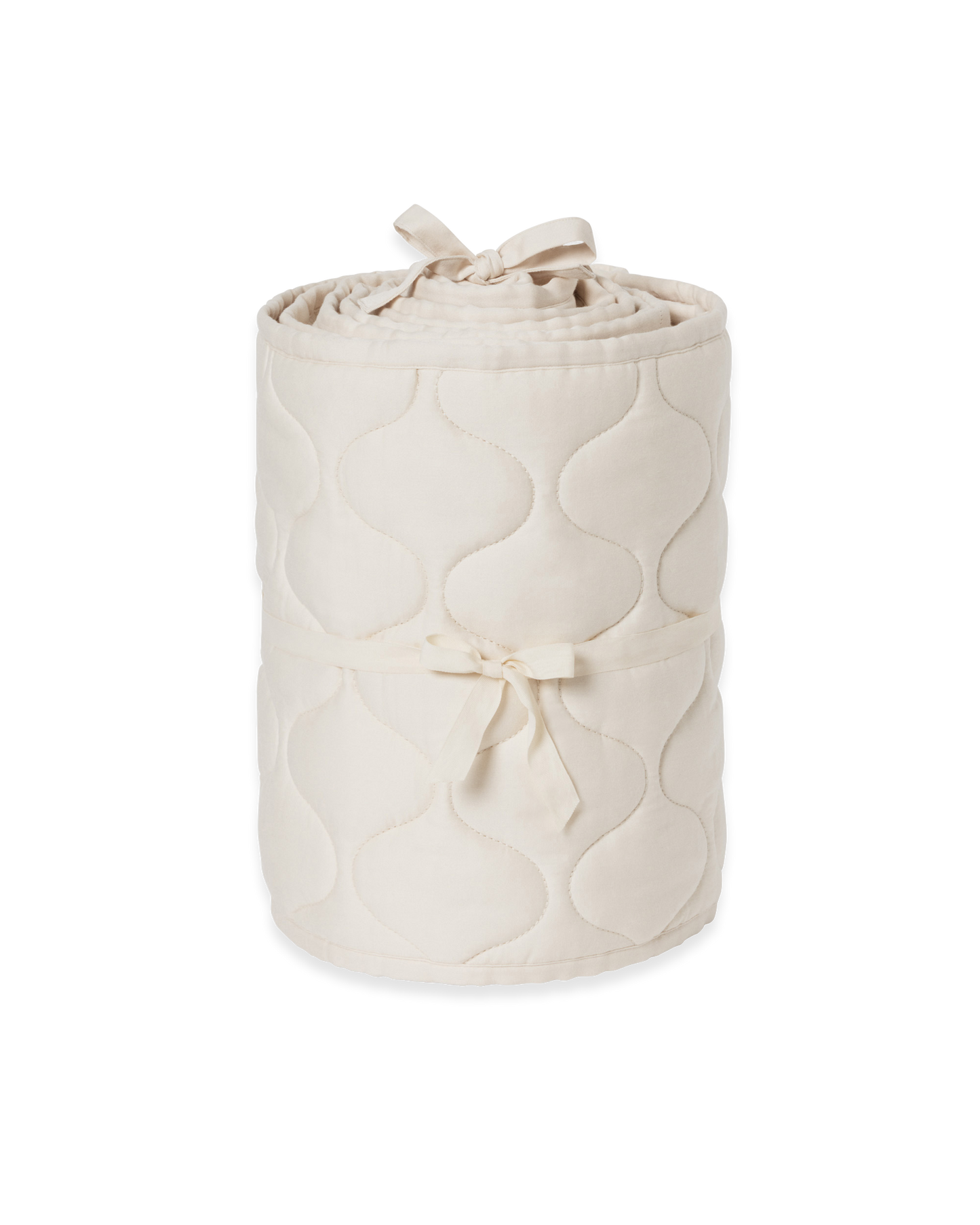 Satin Quilted Crib Bumper