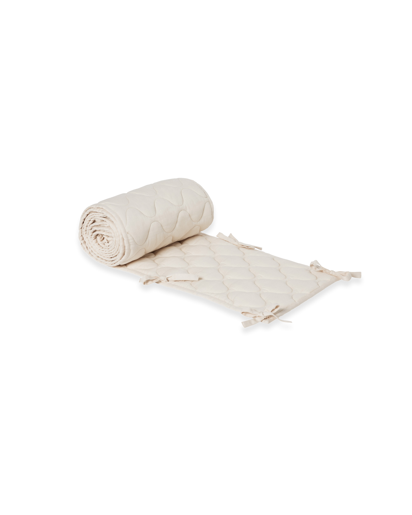 Satin Quilted Crib Bumper