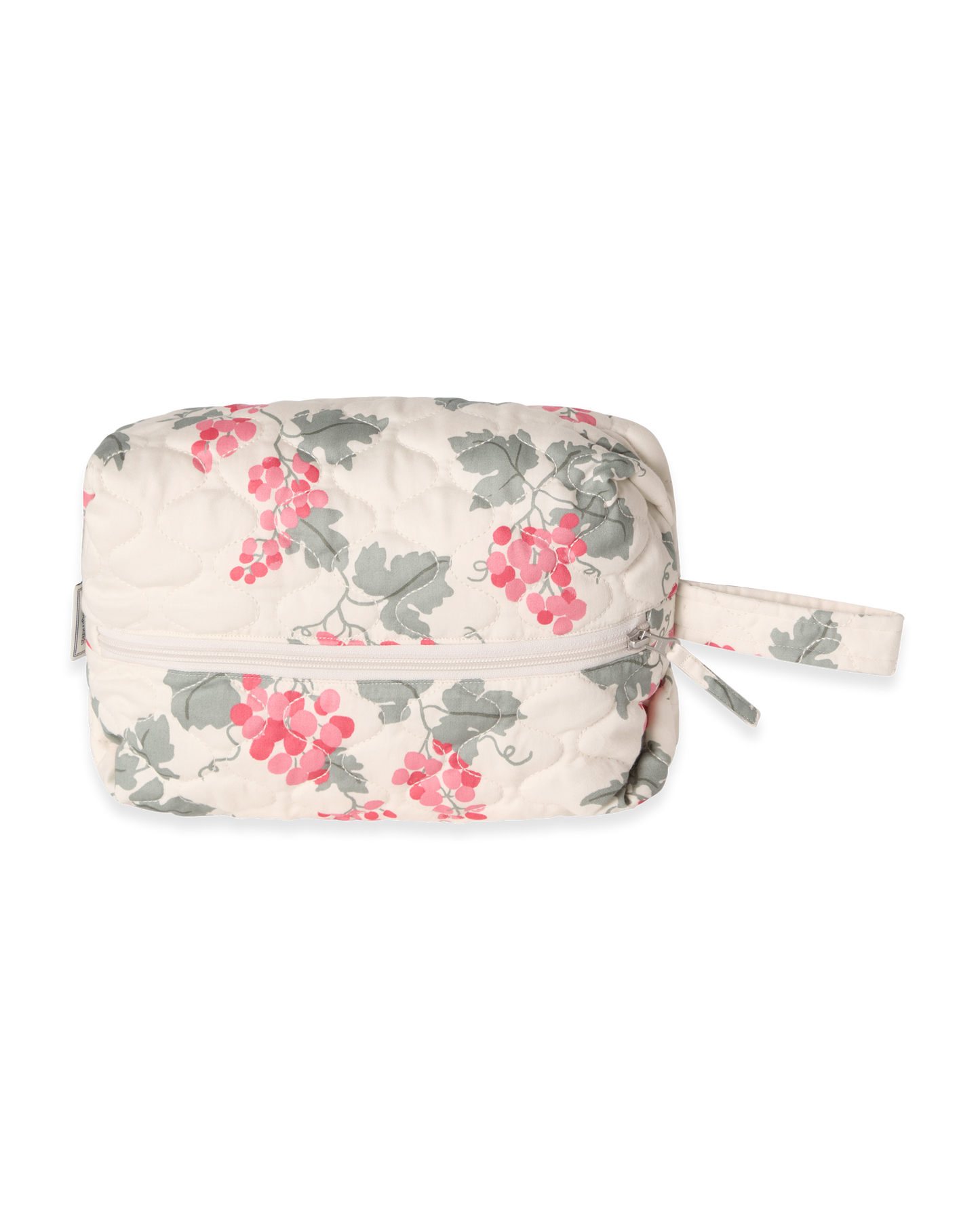 Satin Quilted Toiletry Bag Small