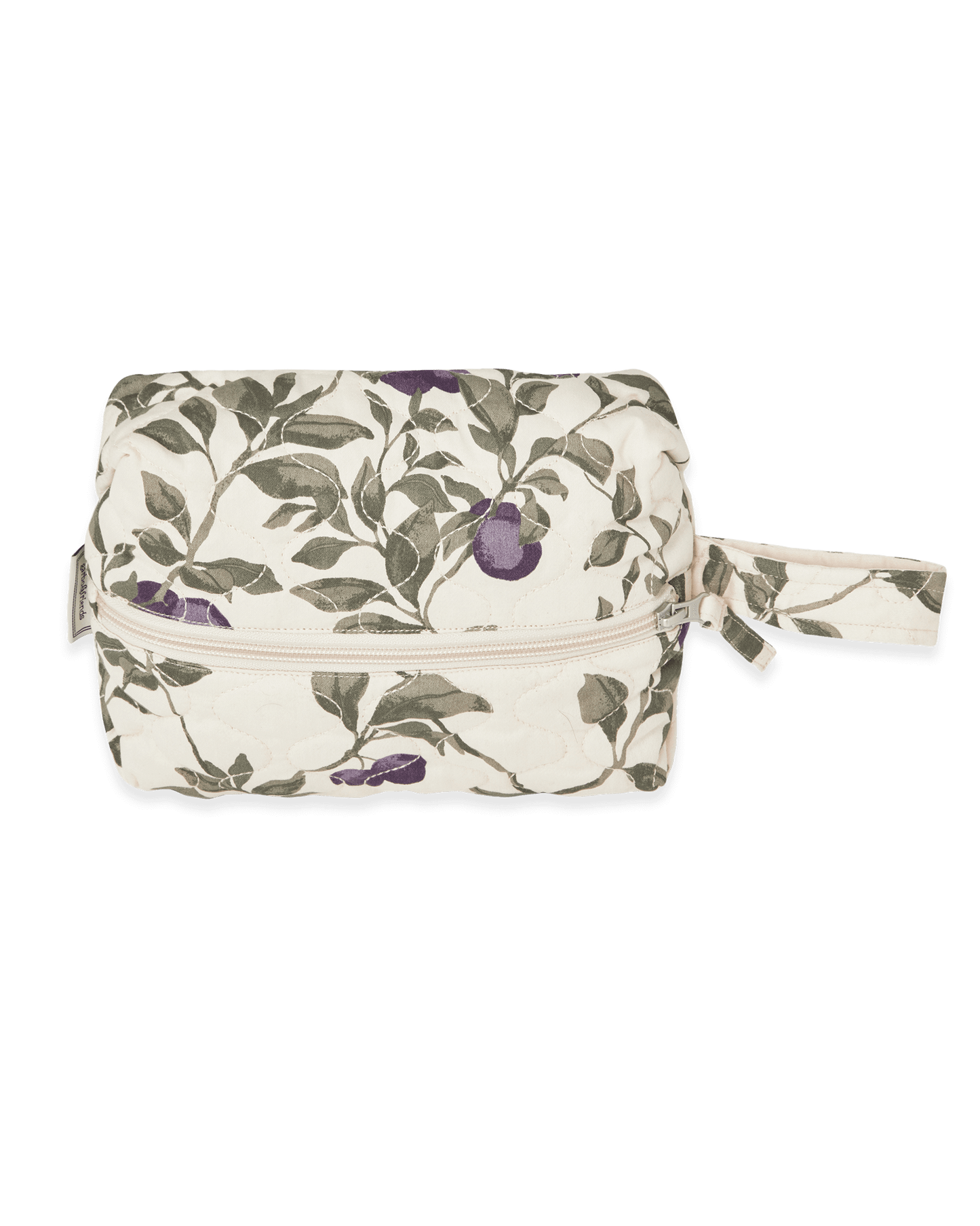 Satin Quilted Toiletry Bag Small