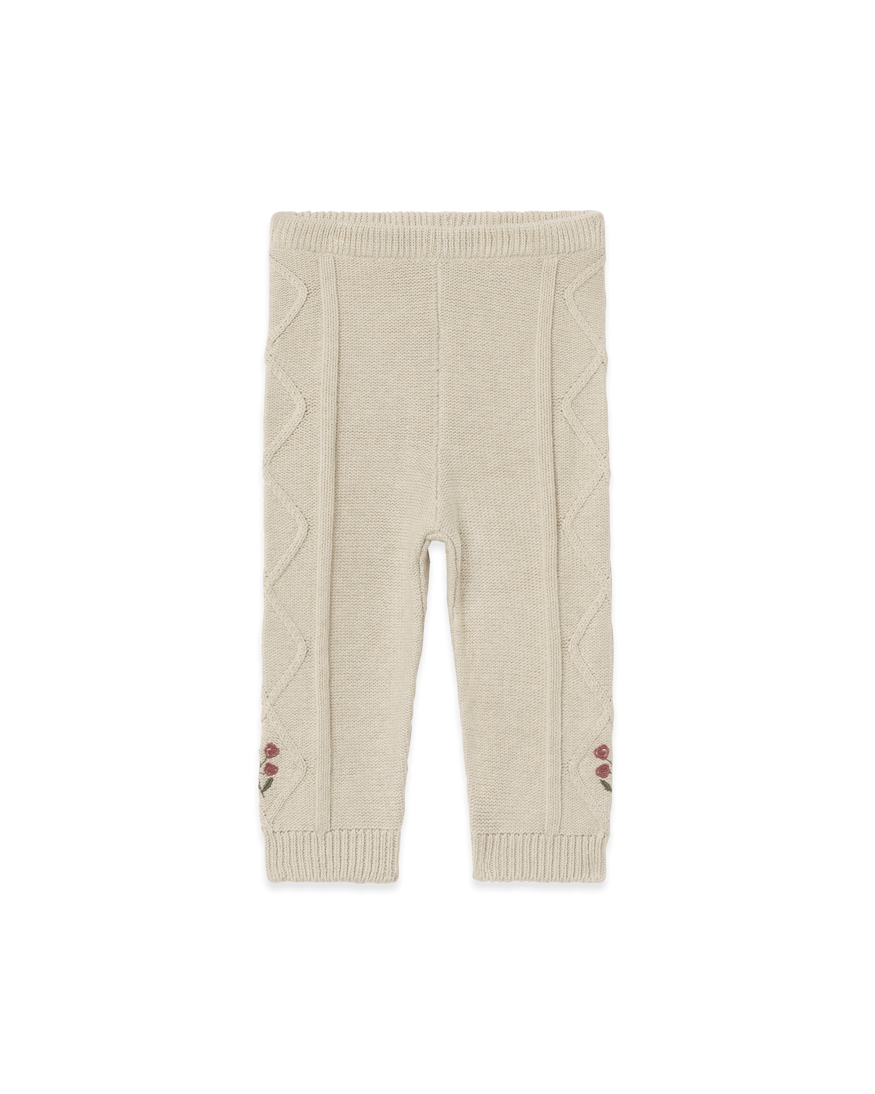 Embroidery Knitted Trousers Baby