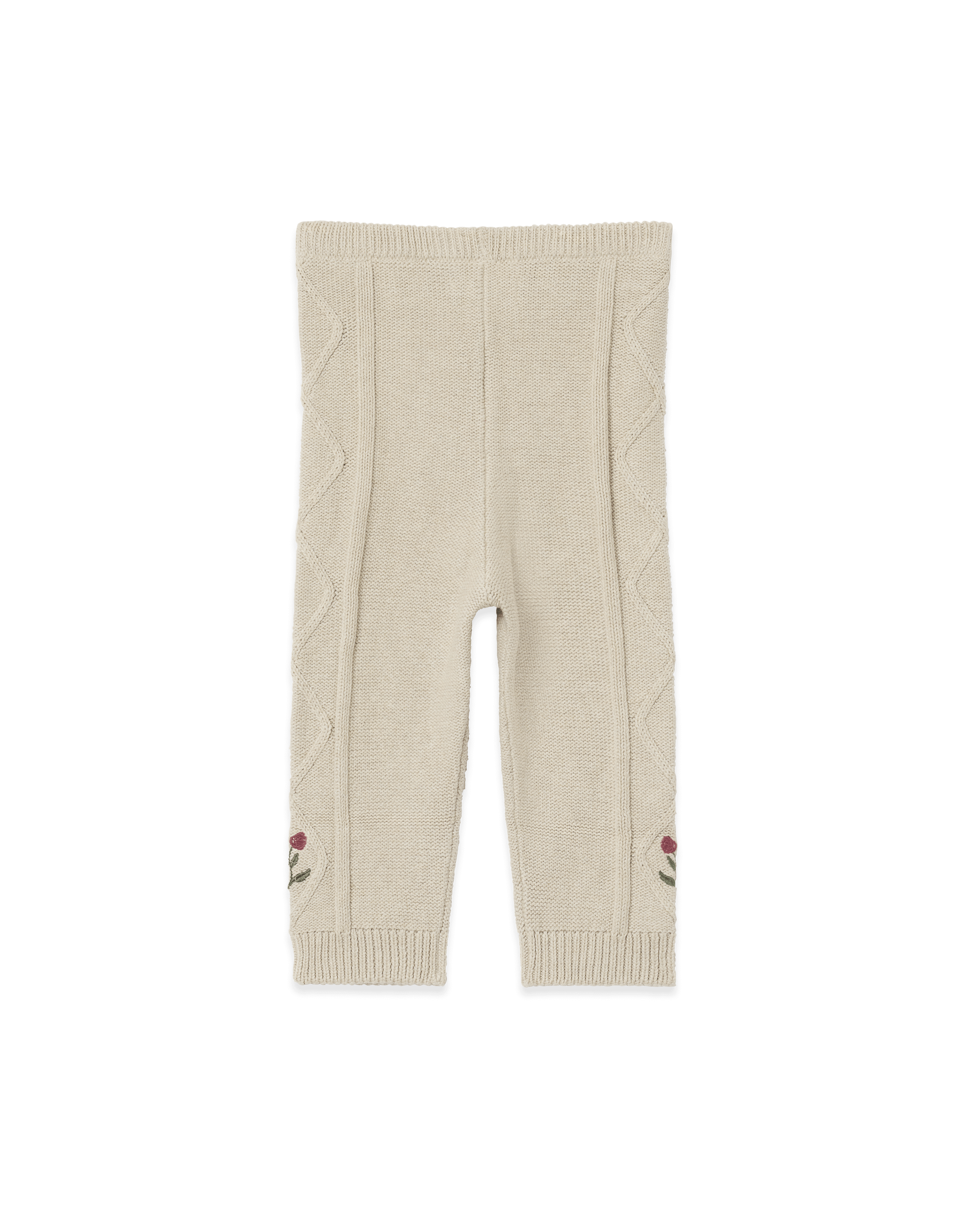 Embroidery Knitted Trousers Baby